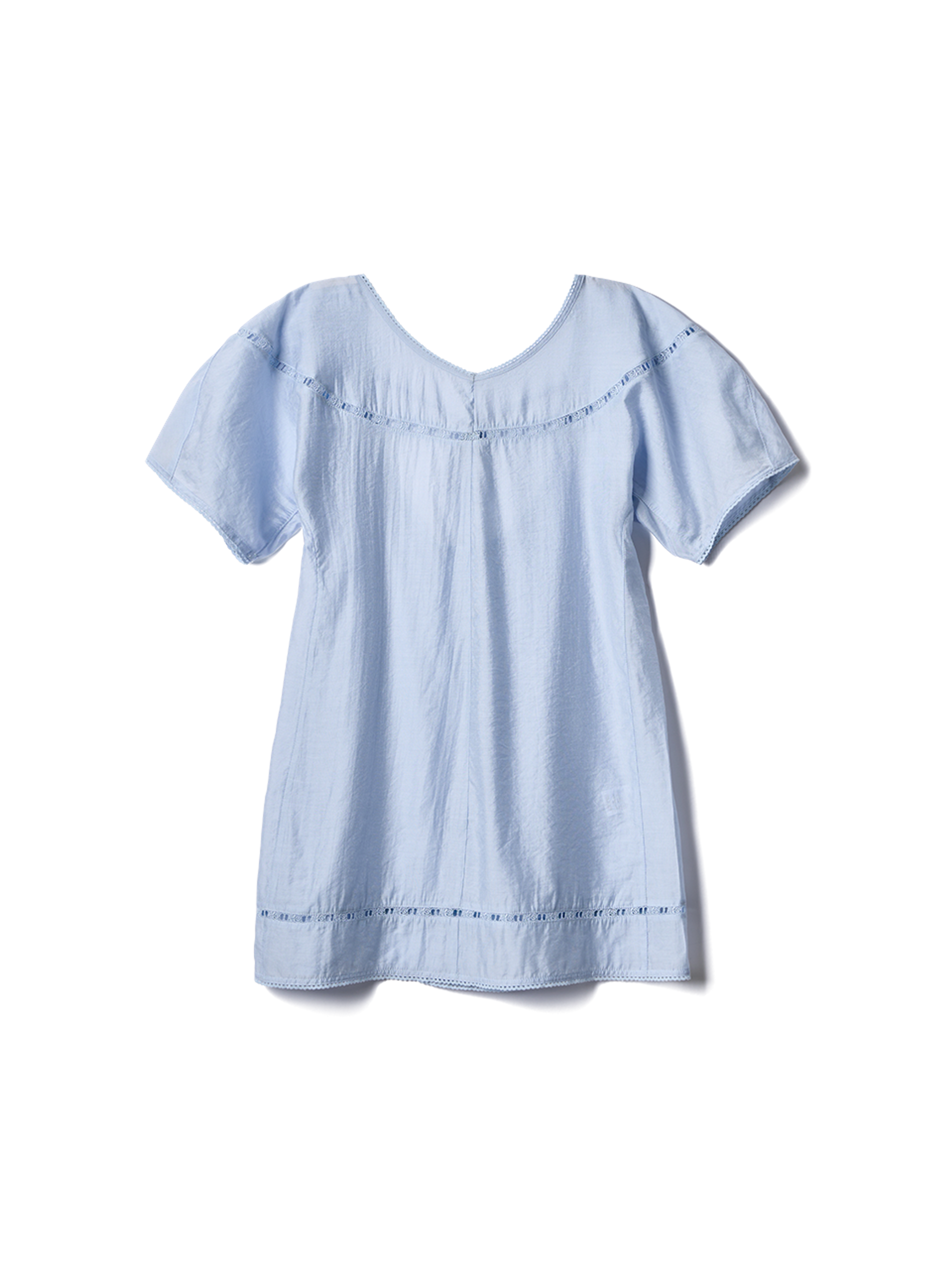 Poev Balloon Sleeve Lace Dress