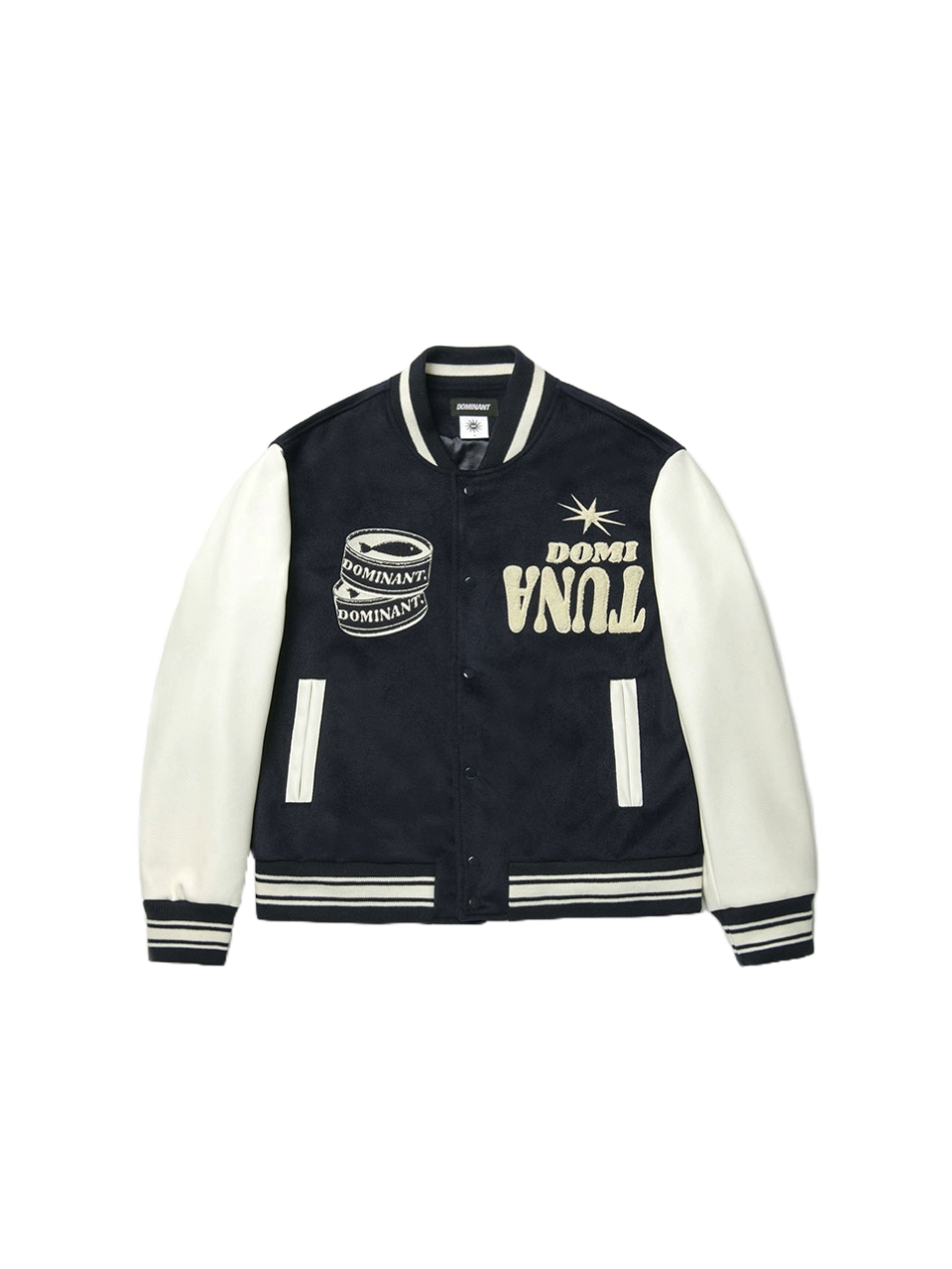 Dominant Tuna varsity jacket_navy