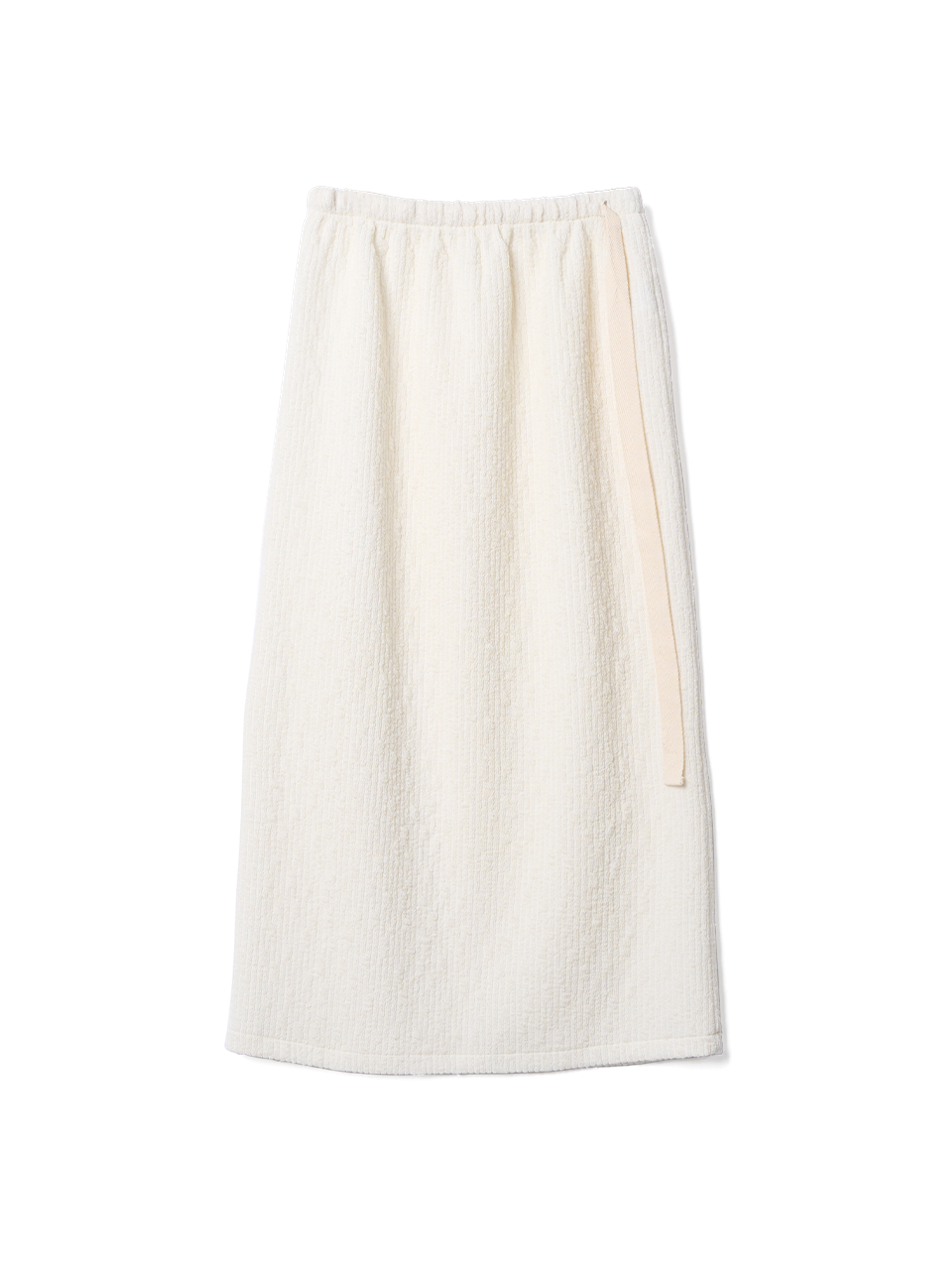 Poev Melange Knit Long Skirt