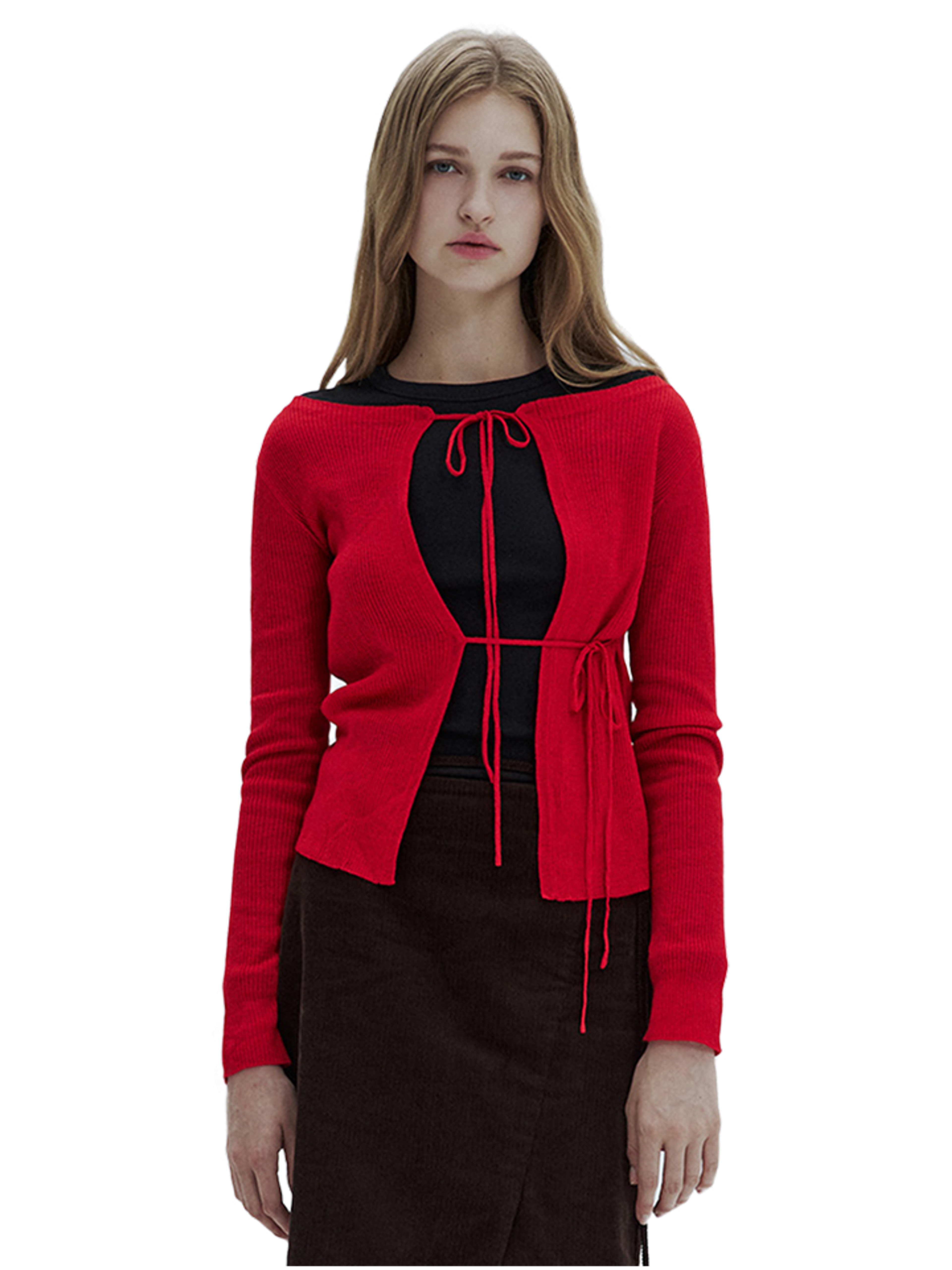 CITYBREEZE Кардиган KNIT LACE-UP