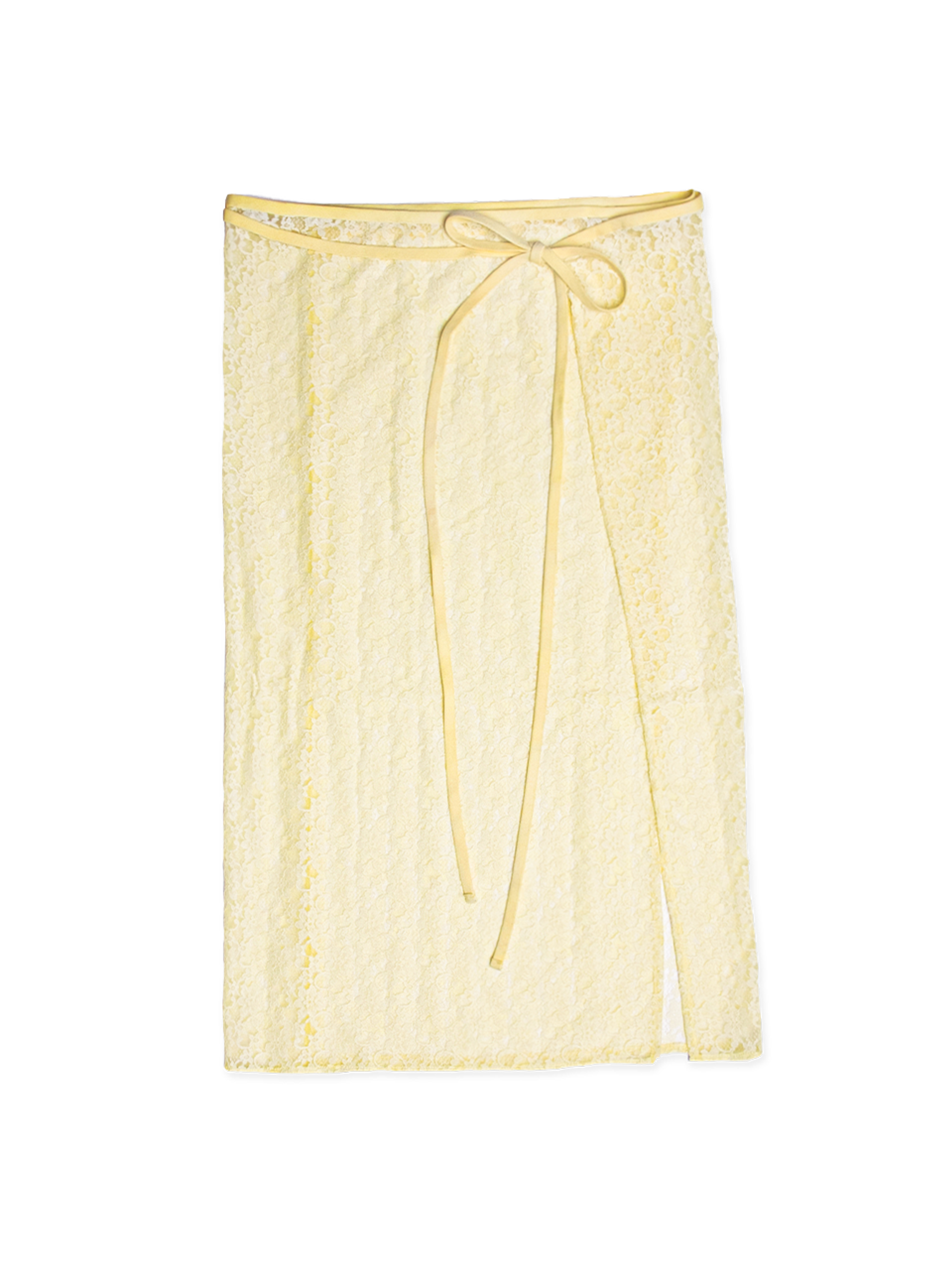 Poev Floral Lace Layered Skirt