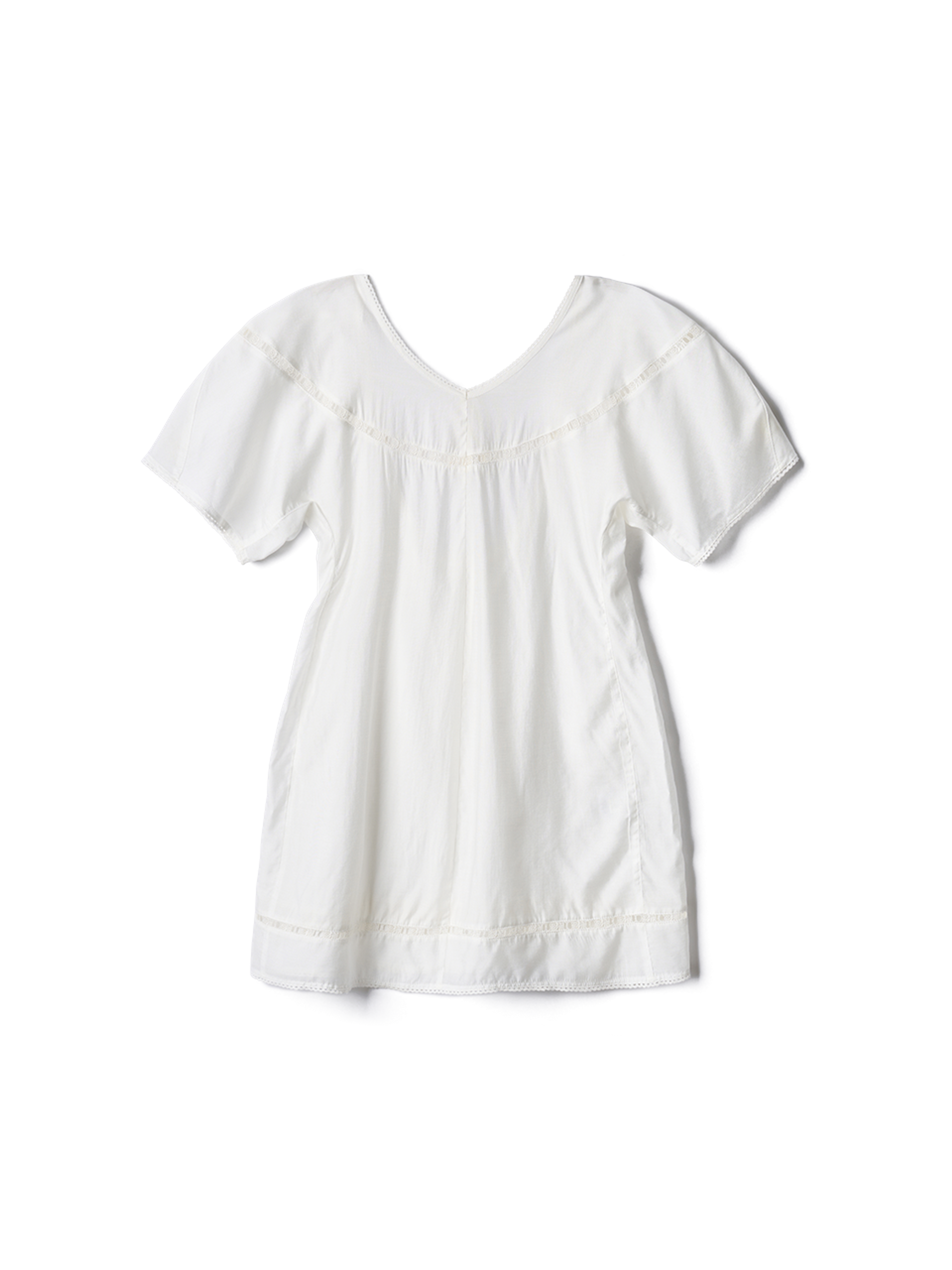 Poev Balloon Sleeve Lace Dress