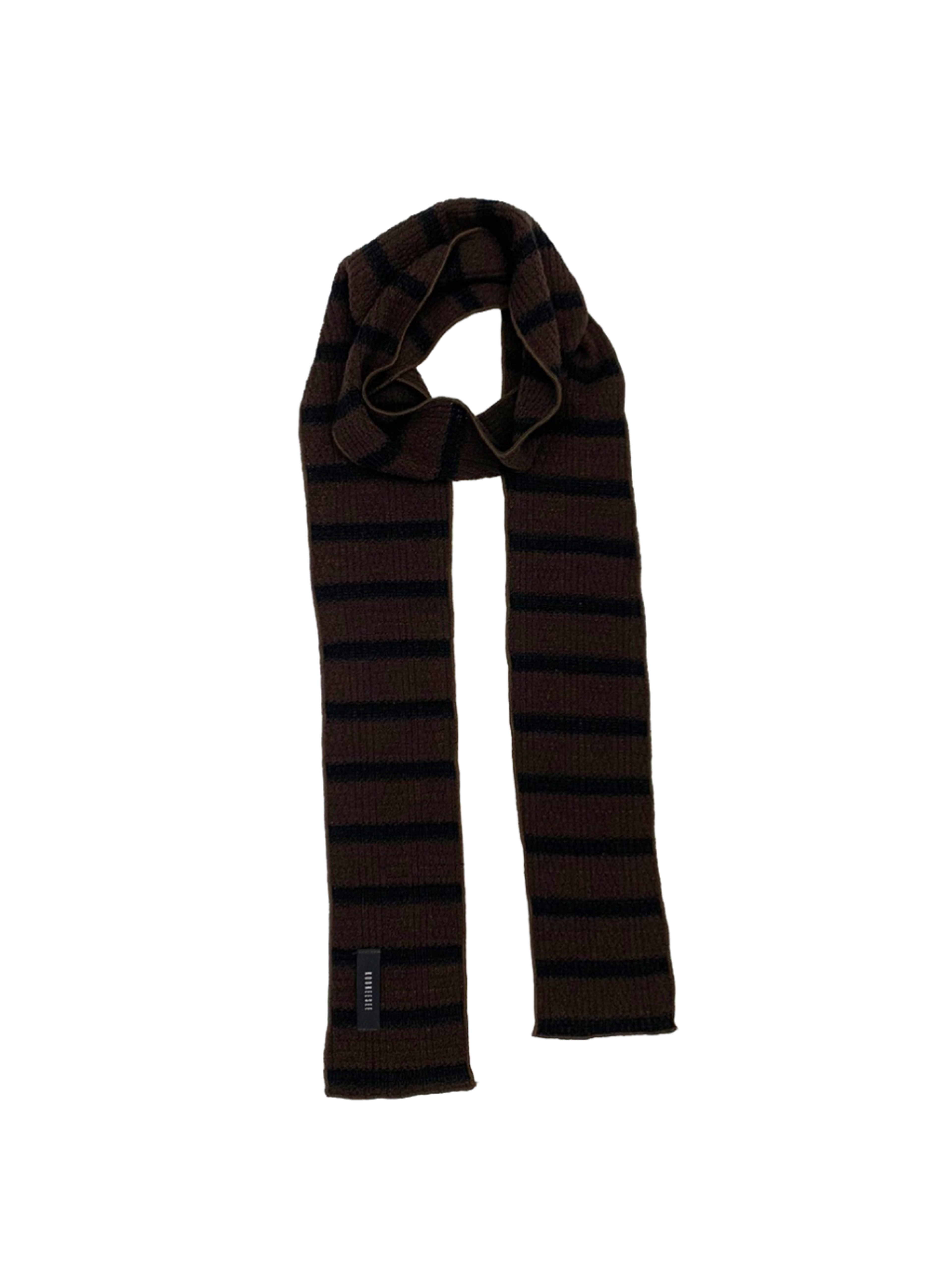 Kookeesee Stripe Winter Muffler (brown)