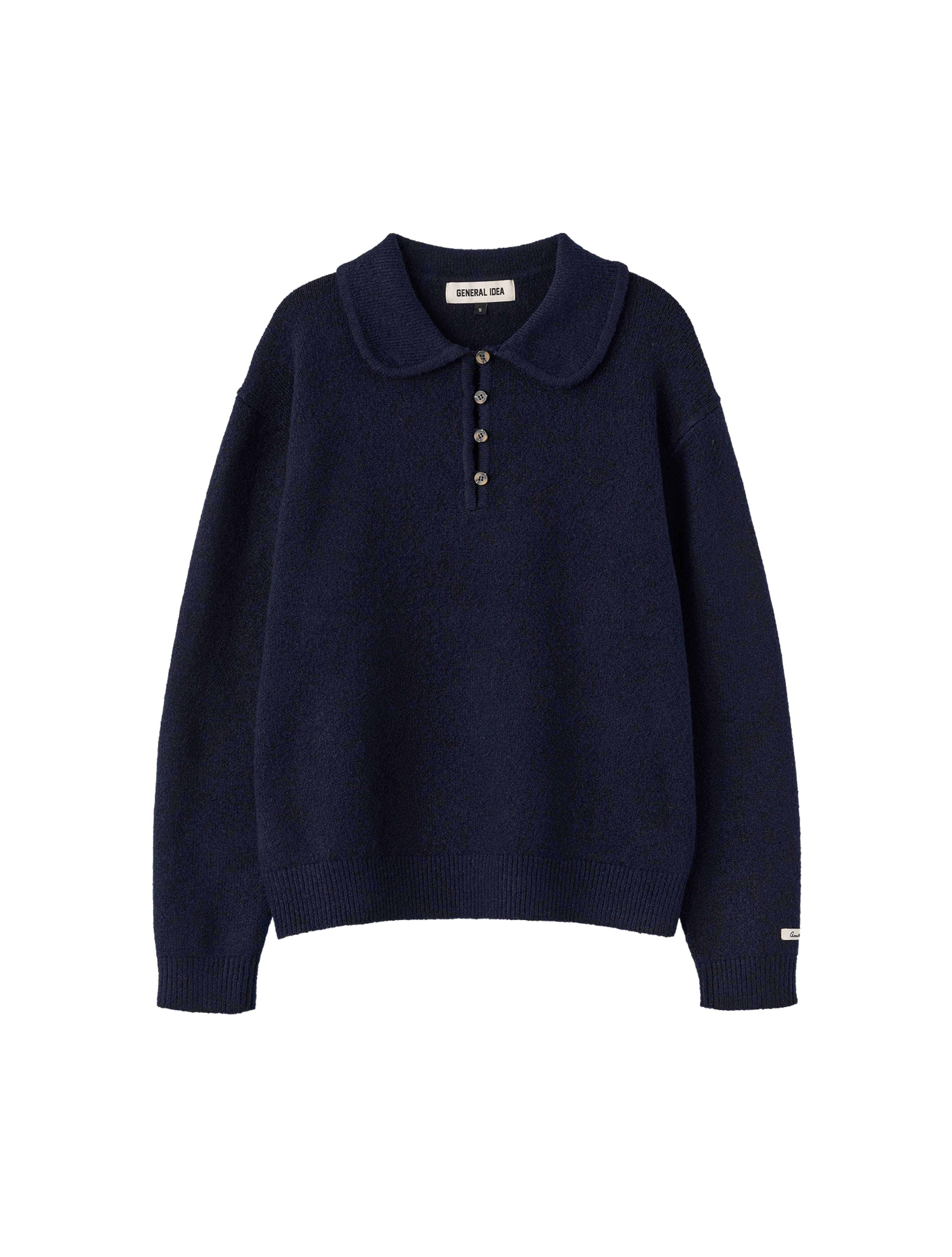 GENERAL IDEA loose fit round collar pullover