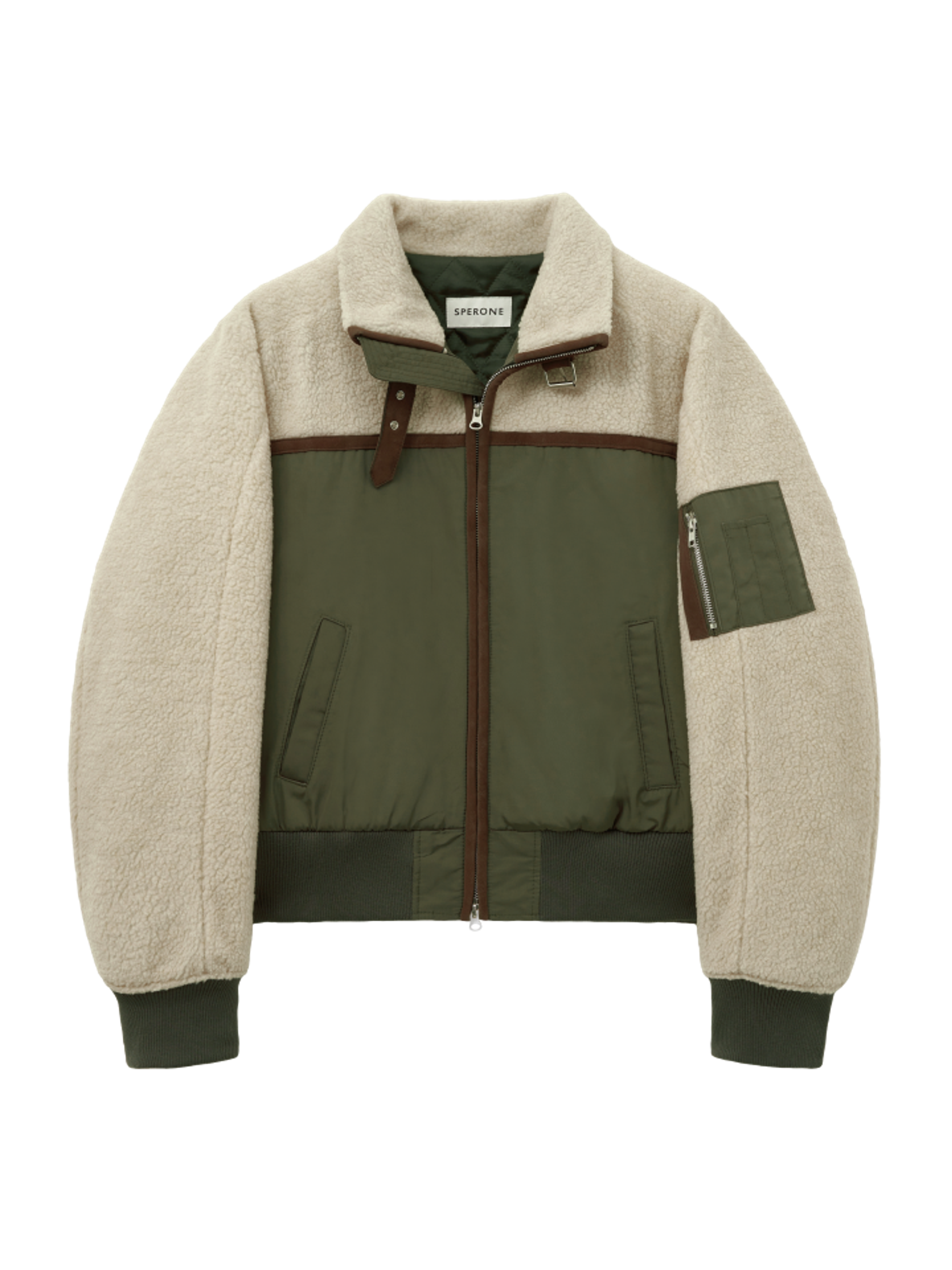 Sperone Куртка из флиса High-Neck