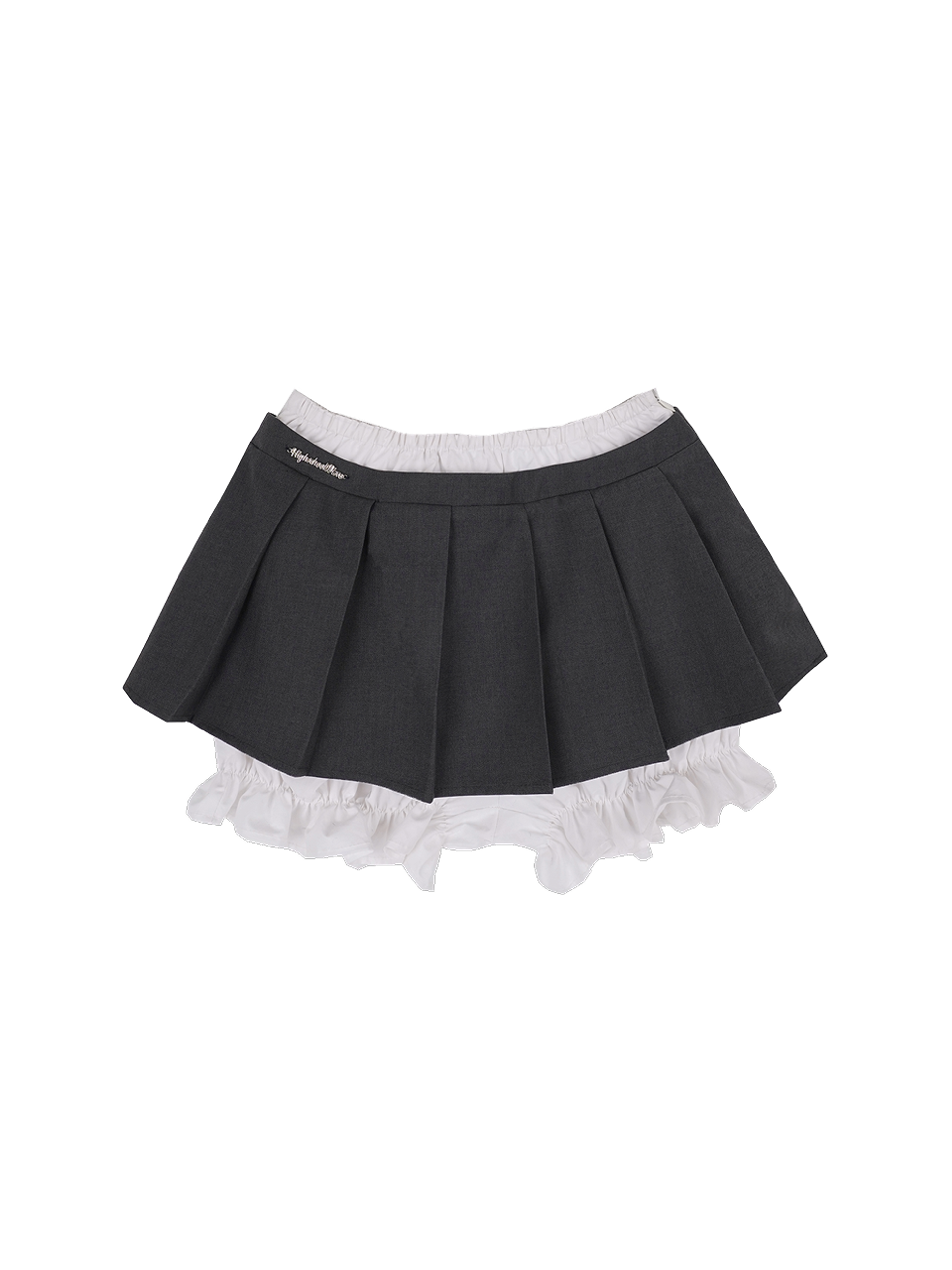 Highschool Disco Frill Layered Pleated Skirt