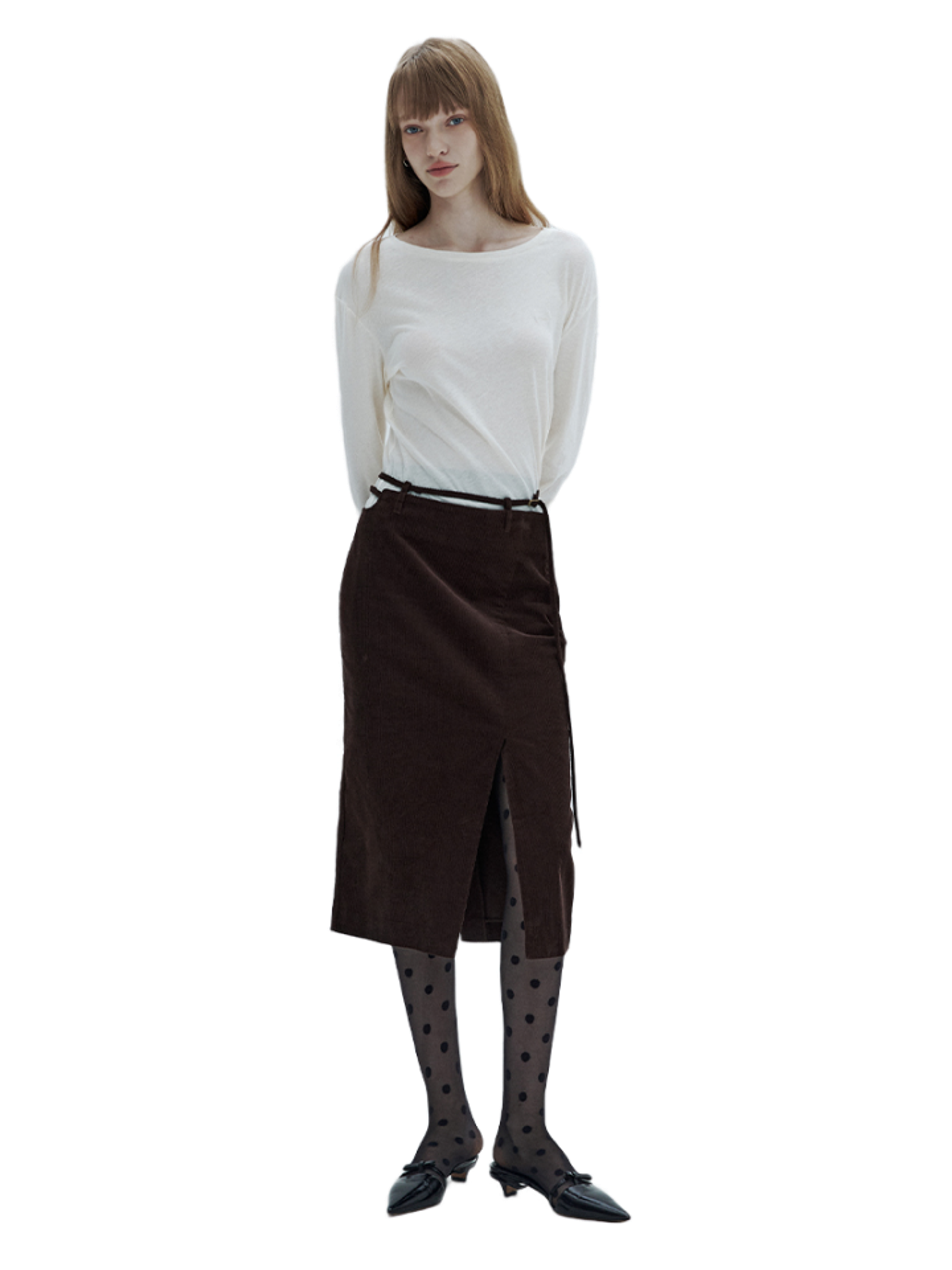 CITYBREEZE Юбка CORDUROY BELTED