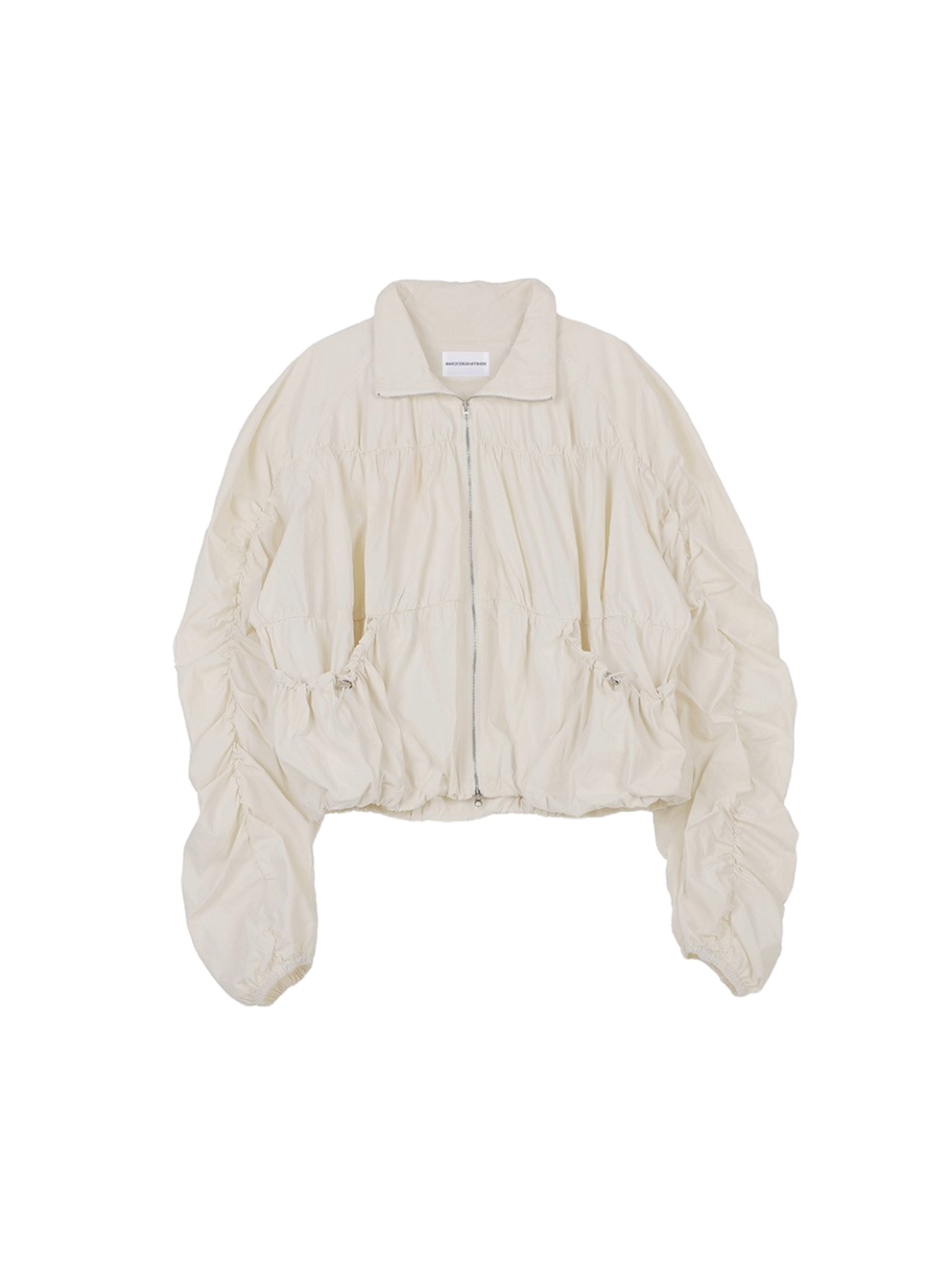 Hardcore Happiness Shirring Baby Two-way jacket (Ivory)