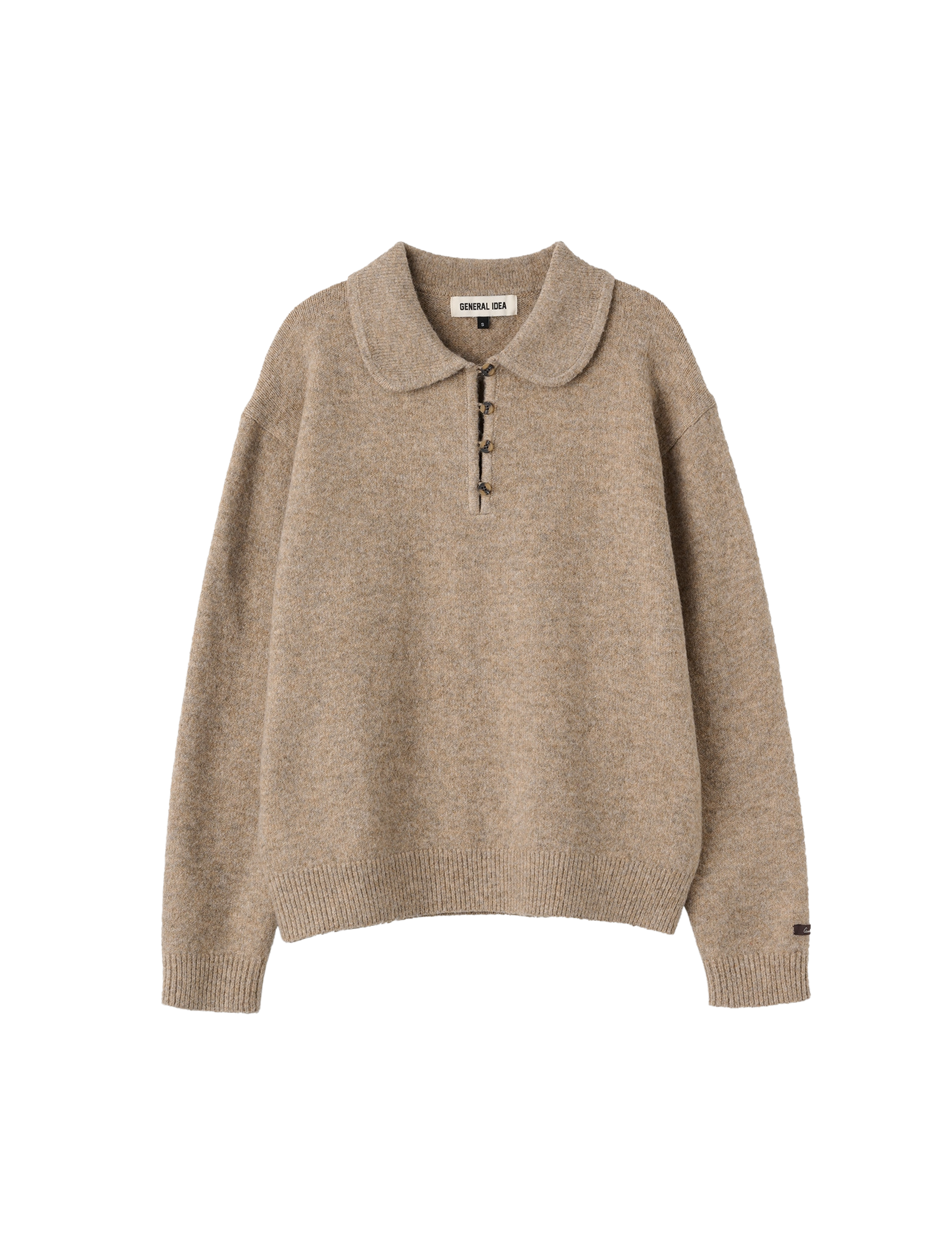 GENERAL IDEA loose fit round collar pullover