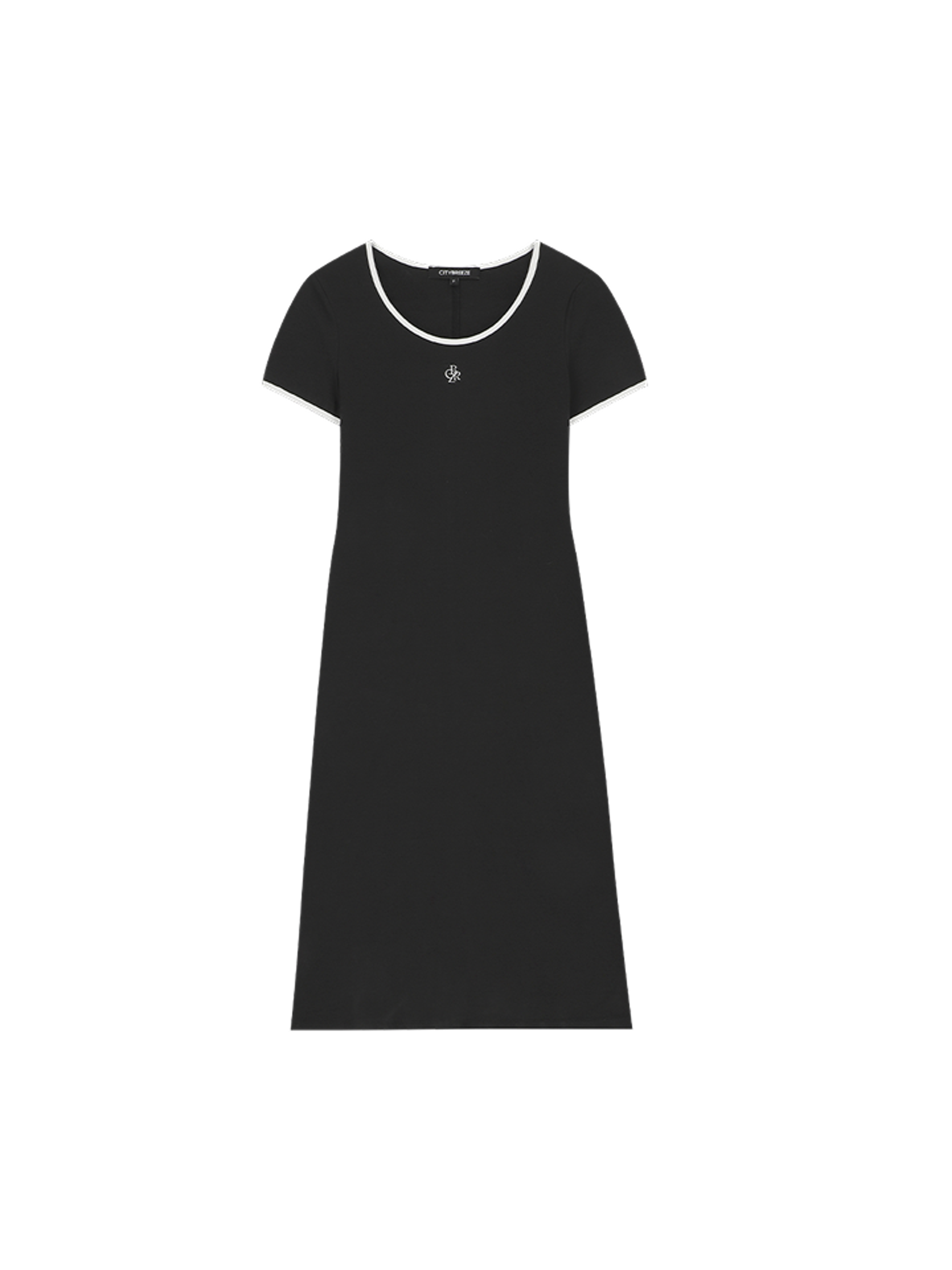 CITYBREEZE SCOOP-NECK JERSEY DRESS