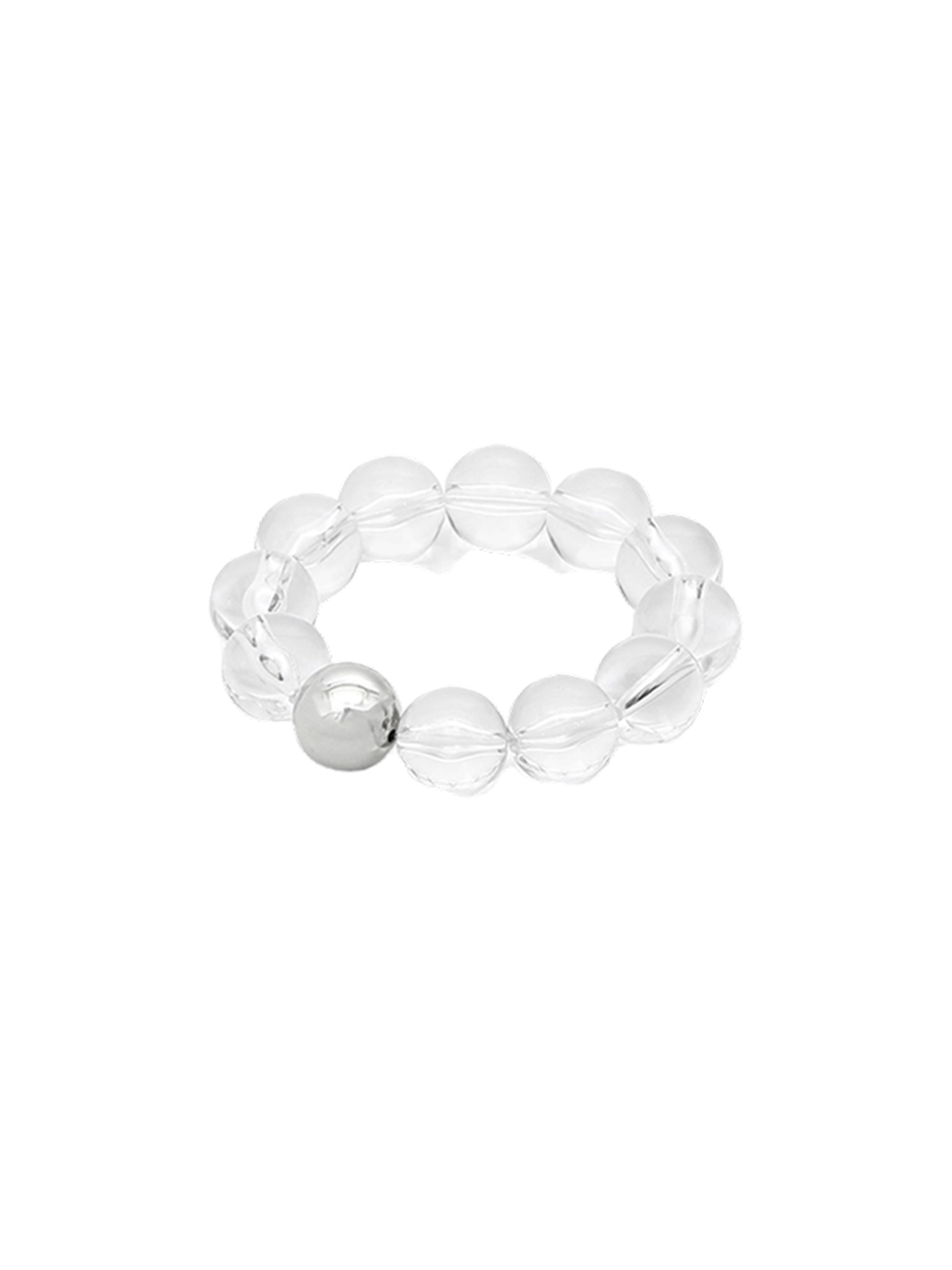 UNDERCONTROL Studio BRACELET SCRUNCHIE / SILVER WATER BALL