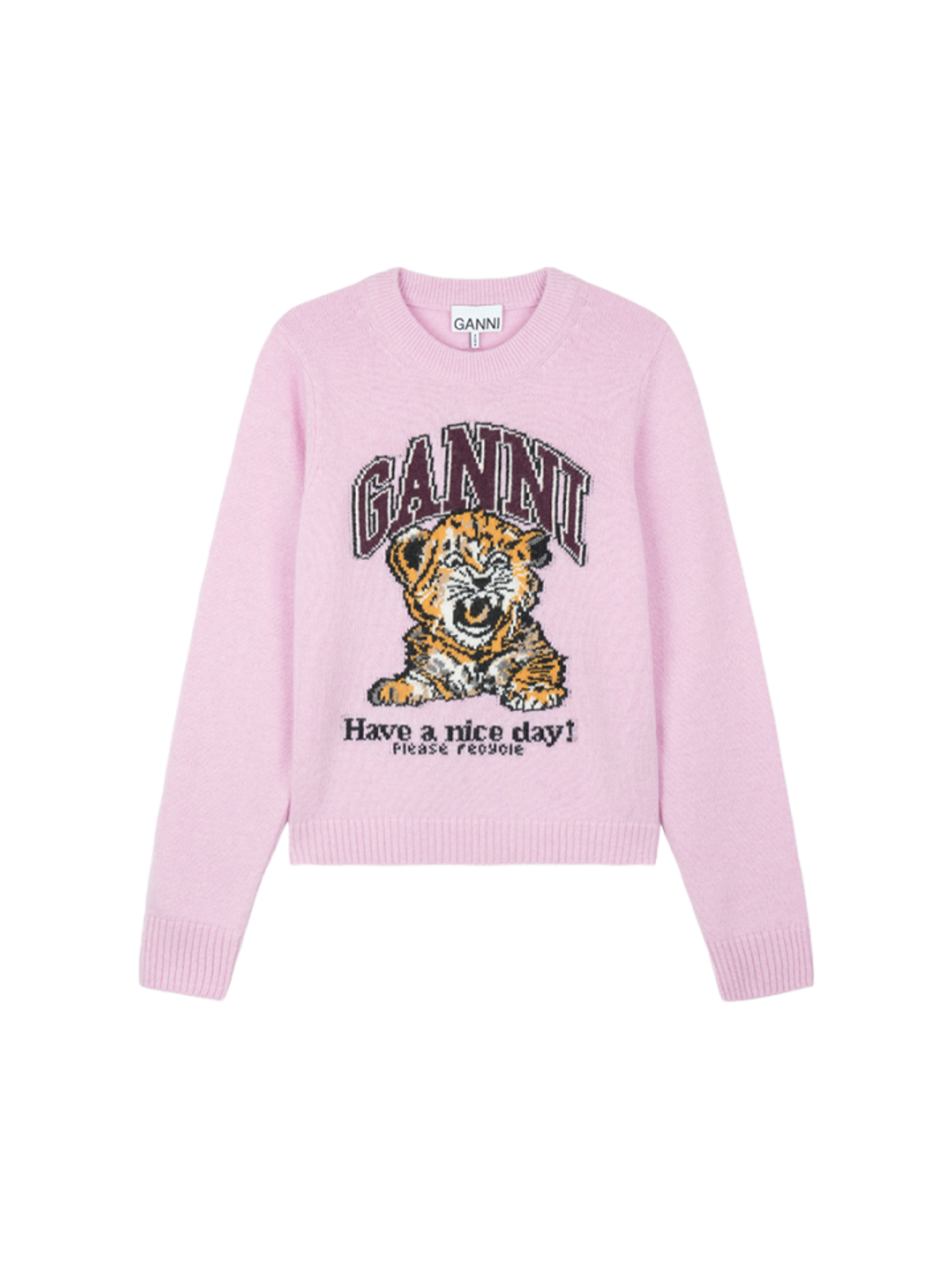 Ganni  Graphic Wool Sweater