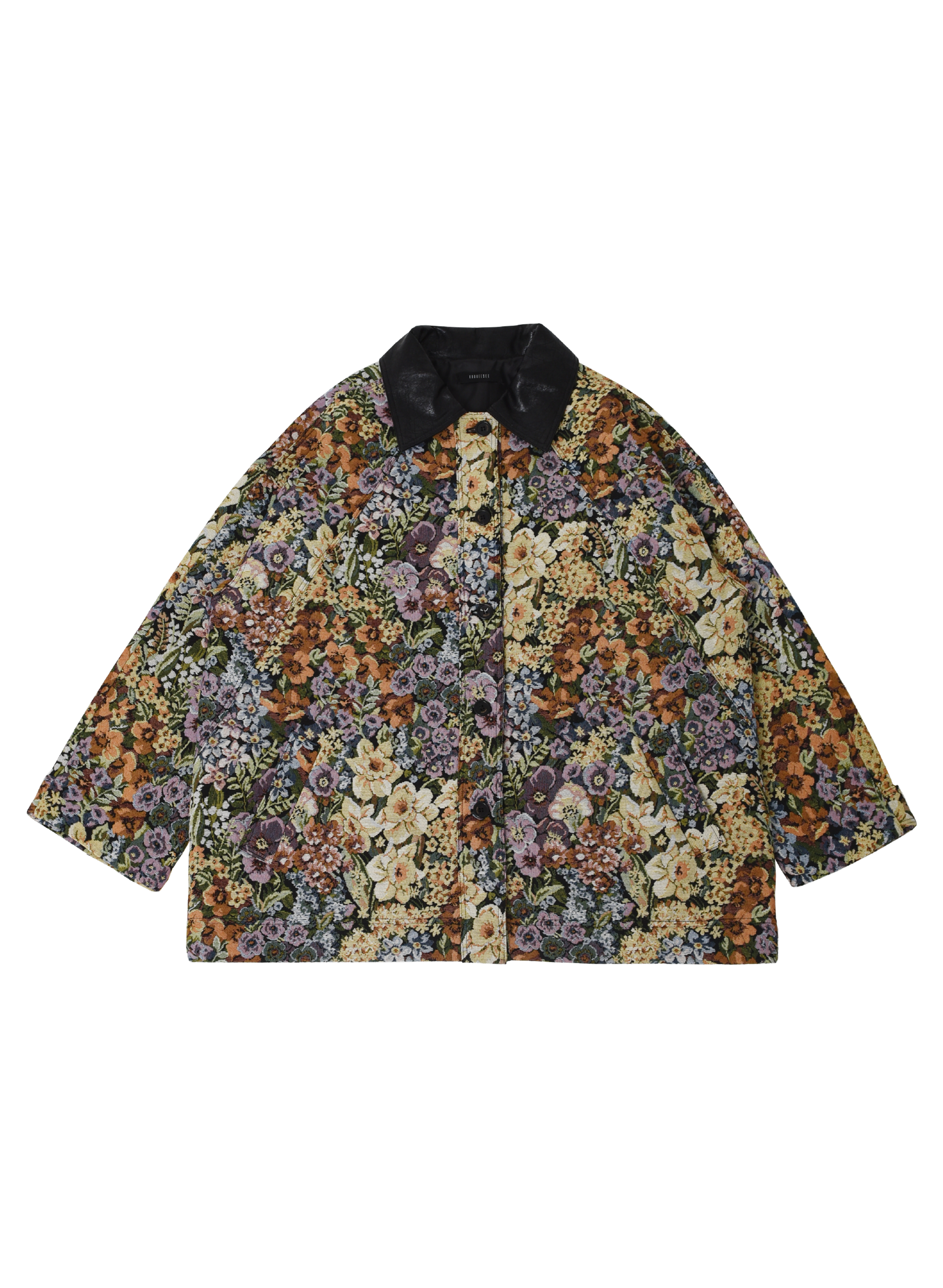 Kookeesee Flower Jacquard Half Jacket (multi)