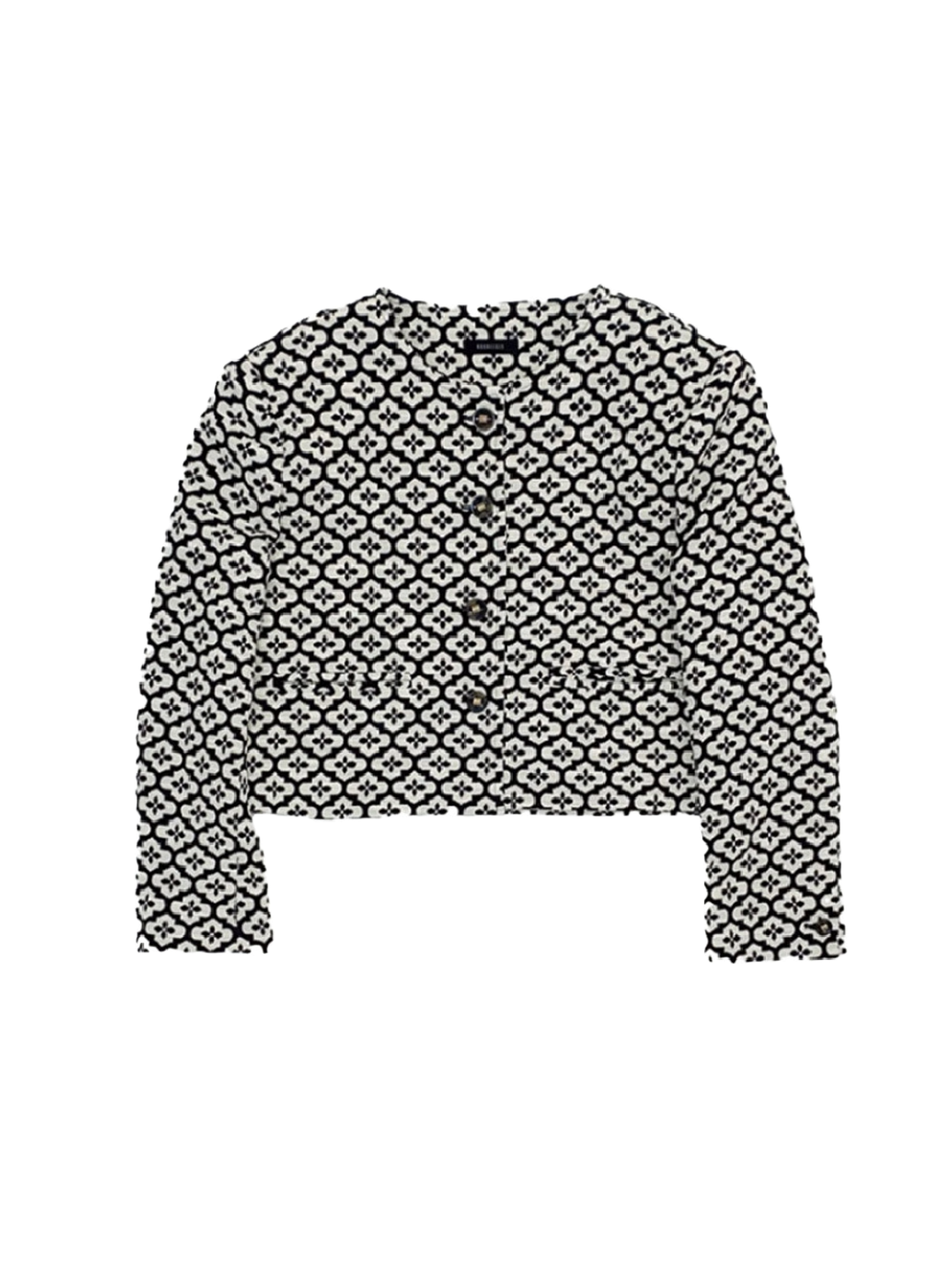 Kookeesee Flower jacquard Jacket