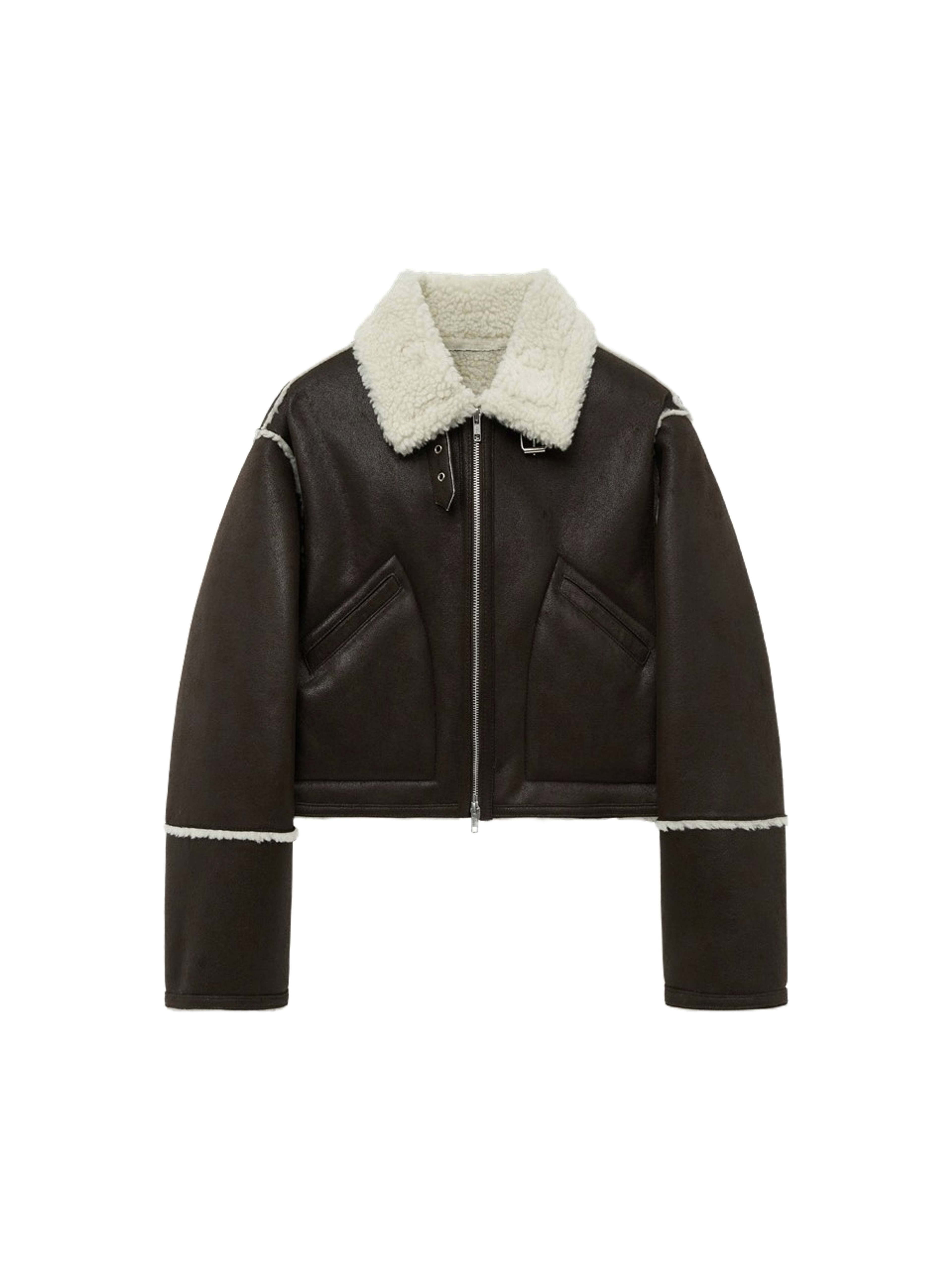 Sperone Укороченная дублёнка Shearing Mustang