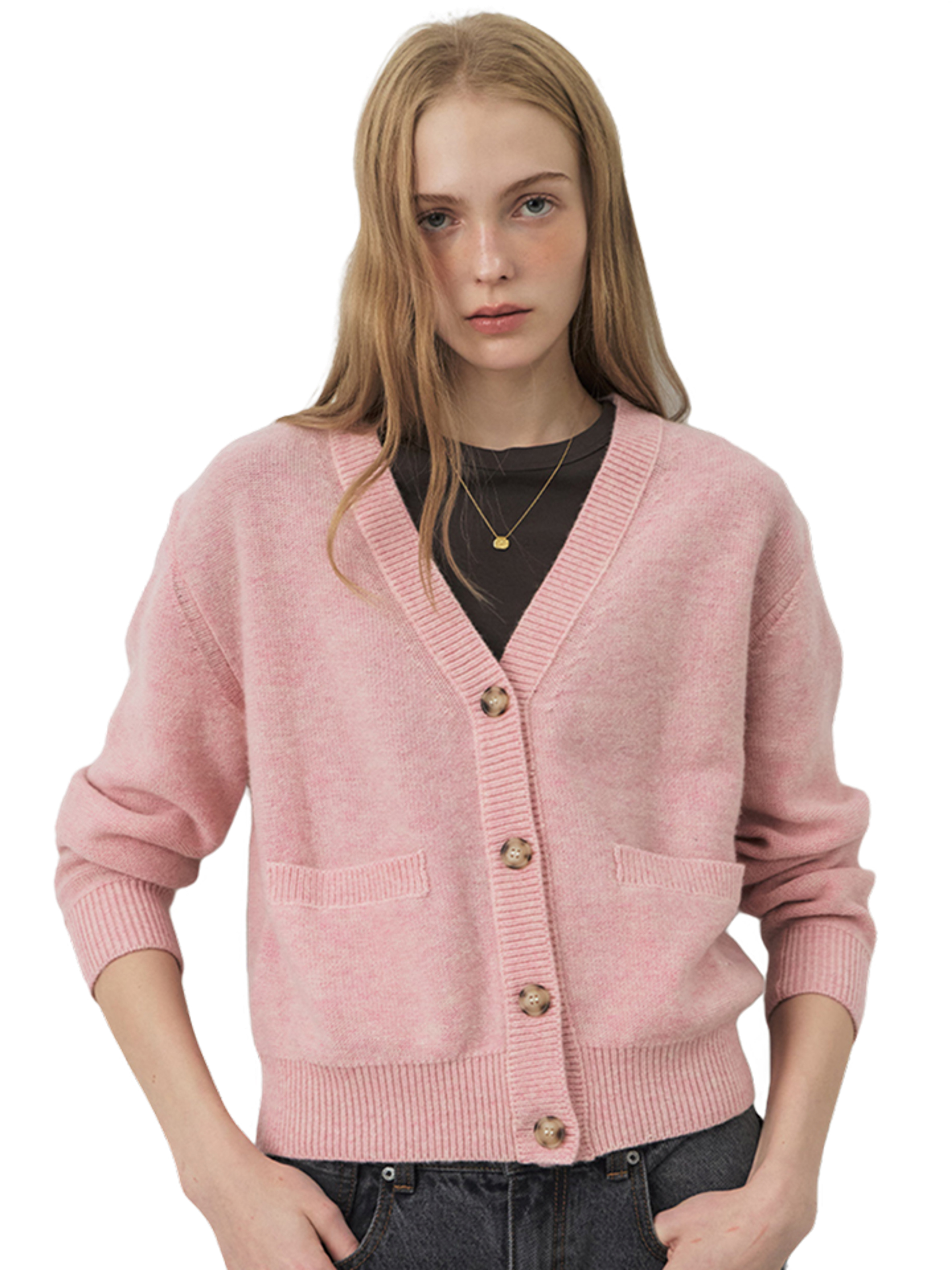 Citybreeze Шерстянной кардиган V-NECK