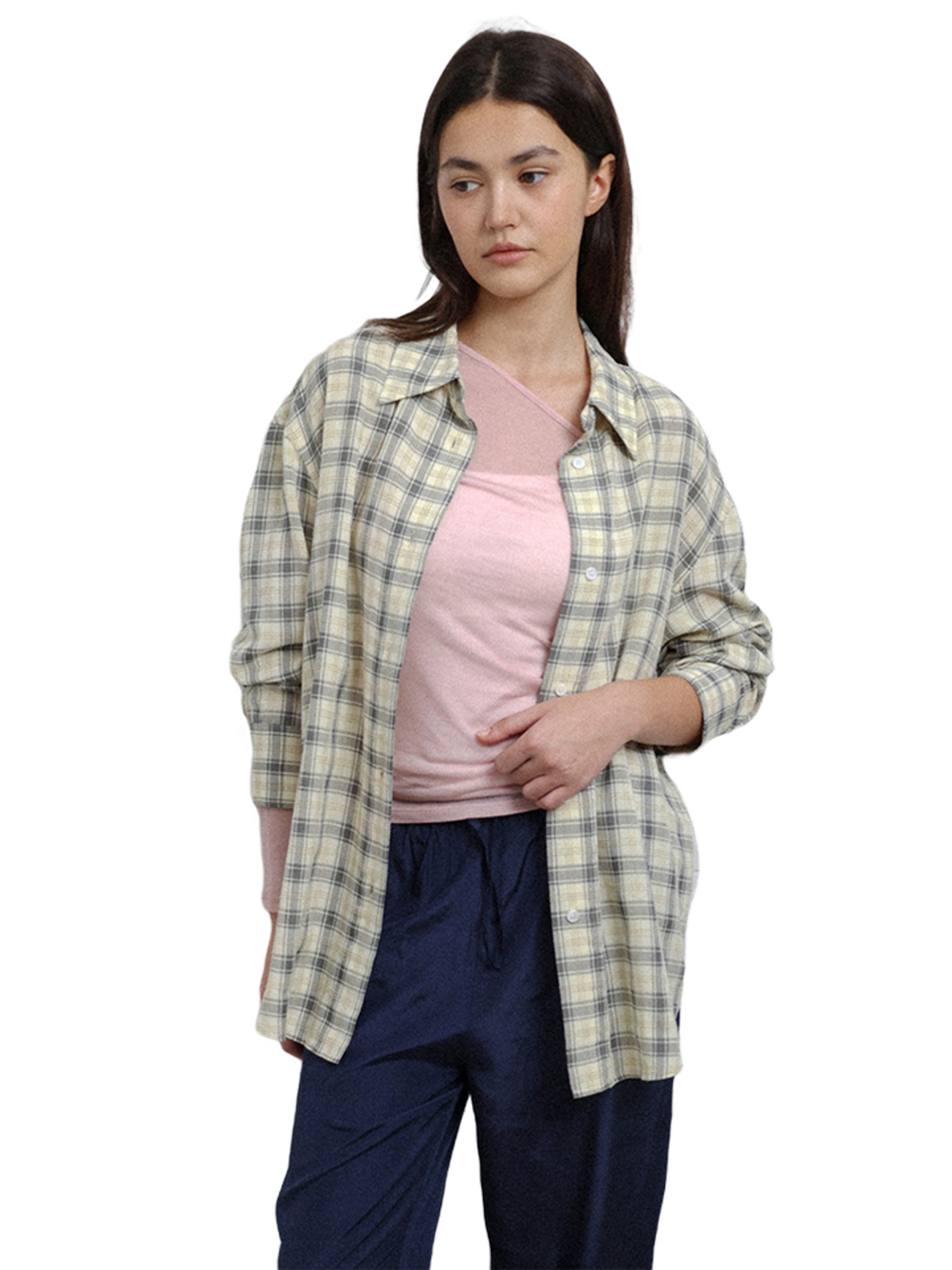 Poev Рубашка Textured Check