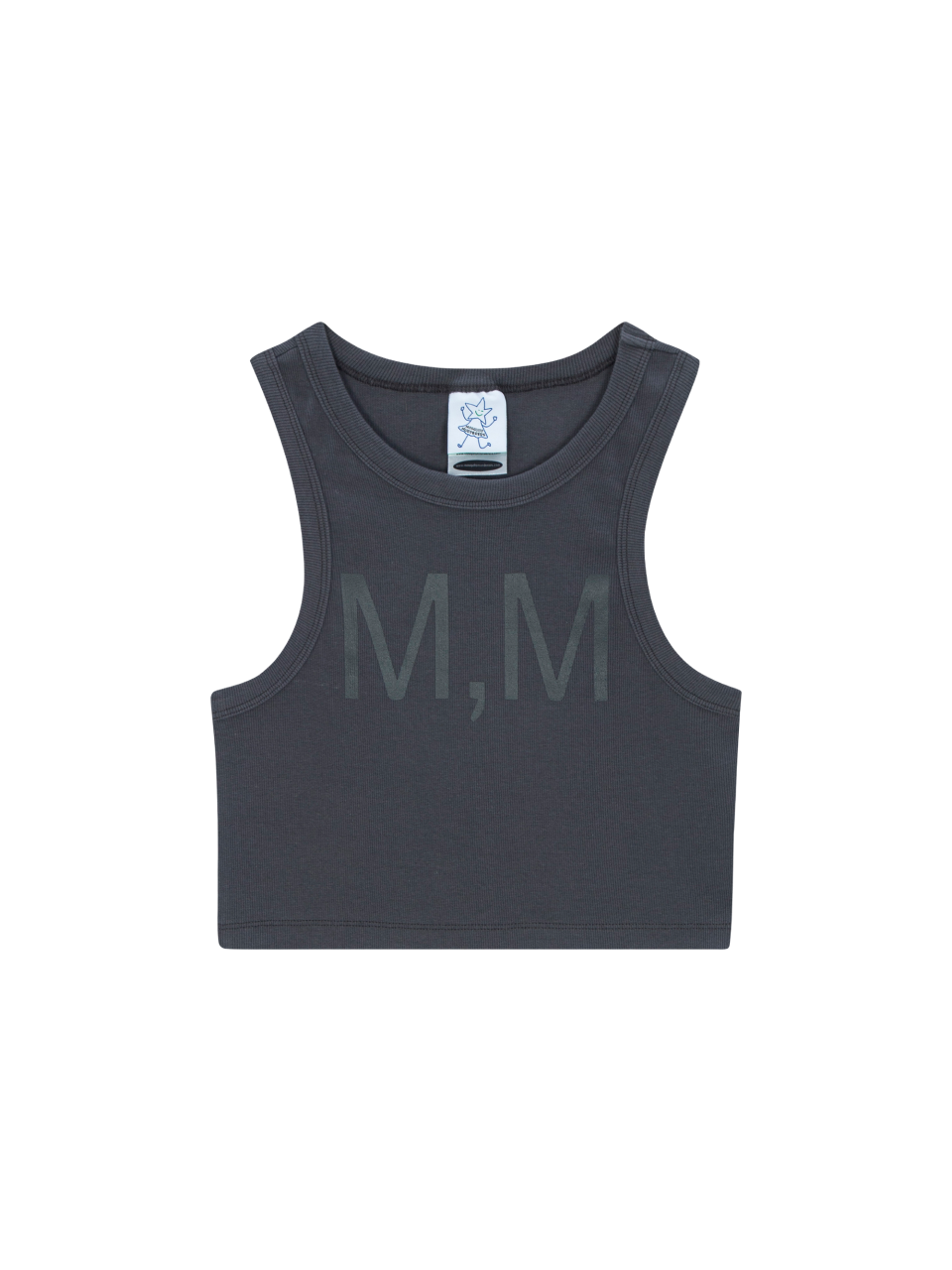 Mosquito Murderers M,M CROP SLEEVELESS (Charcoal)