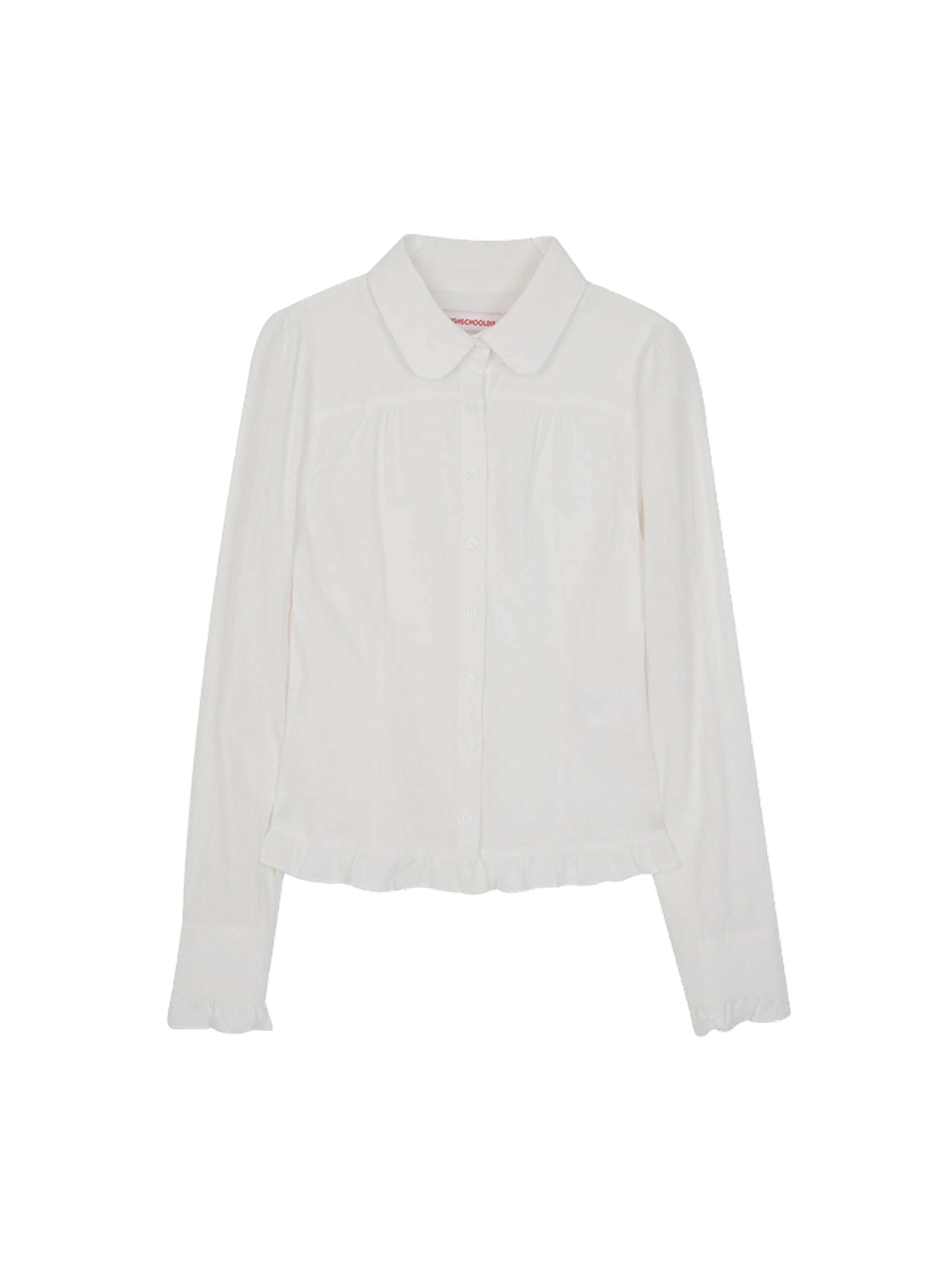 Highschool Disco Frill Round Collar Shirt