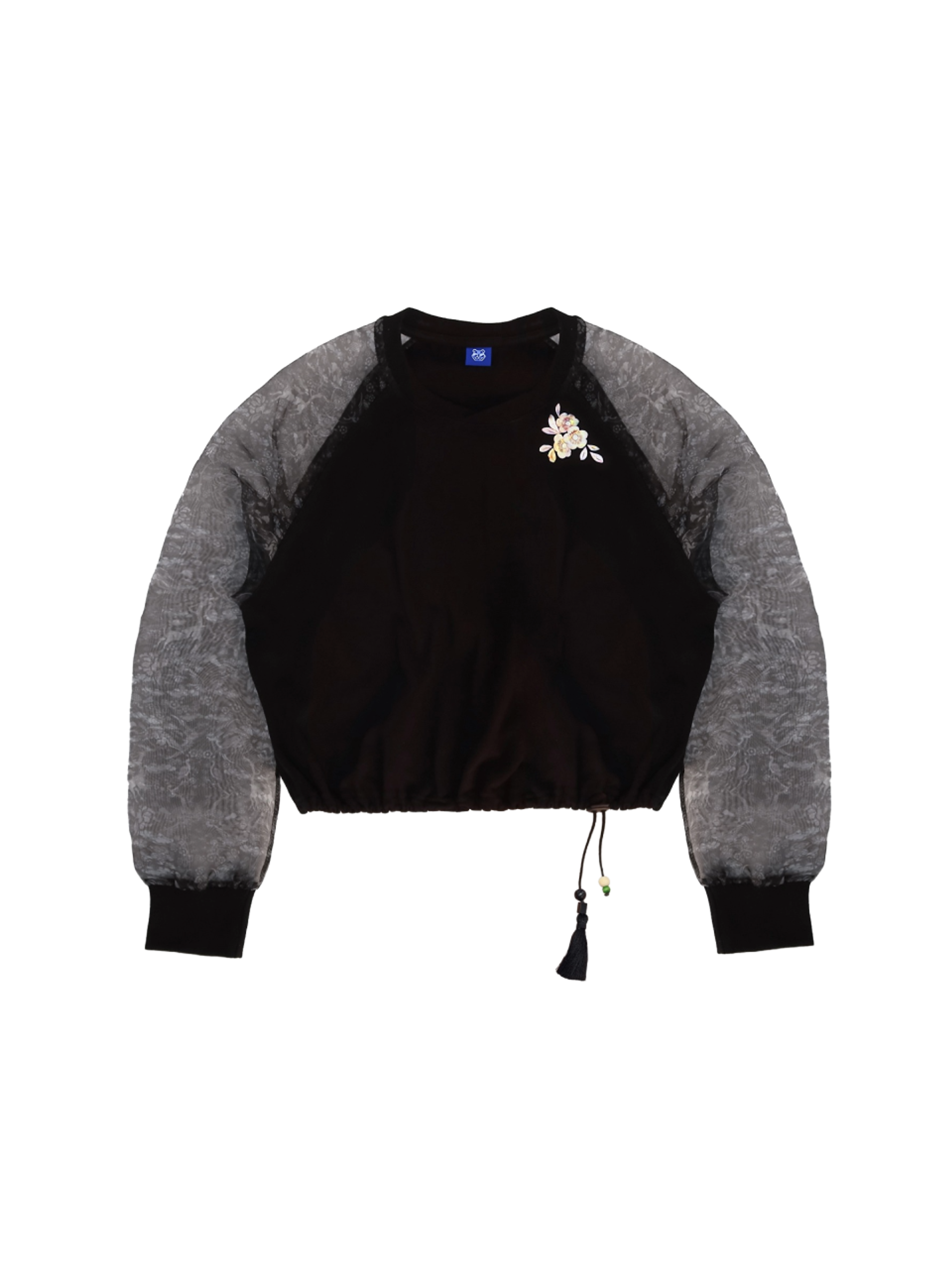 Teeny Tiger Hanbok mother-of-pearl jeogori