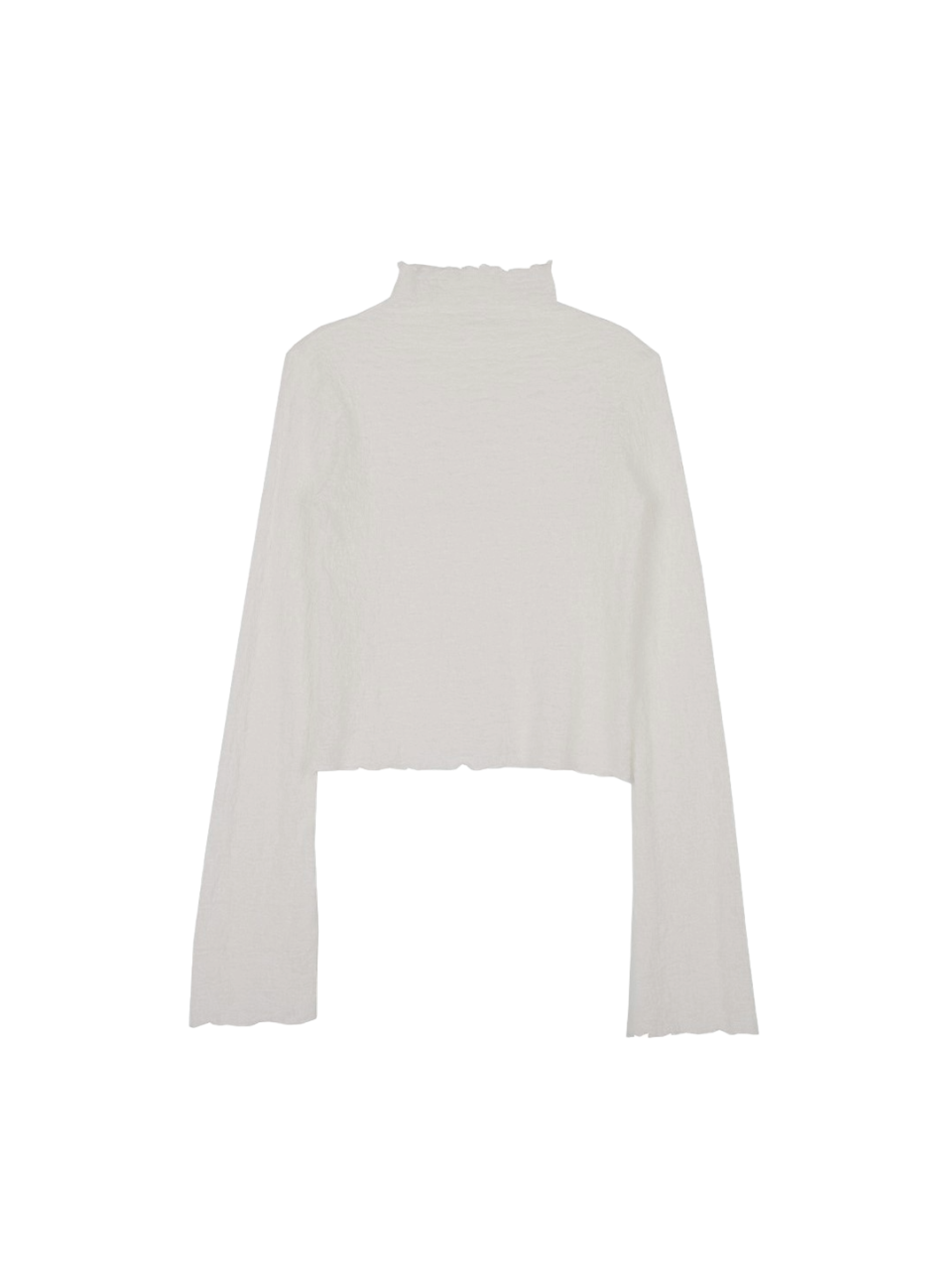Highschool Disco Cloud half-neck long sleeve (White)