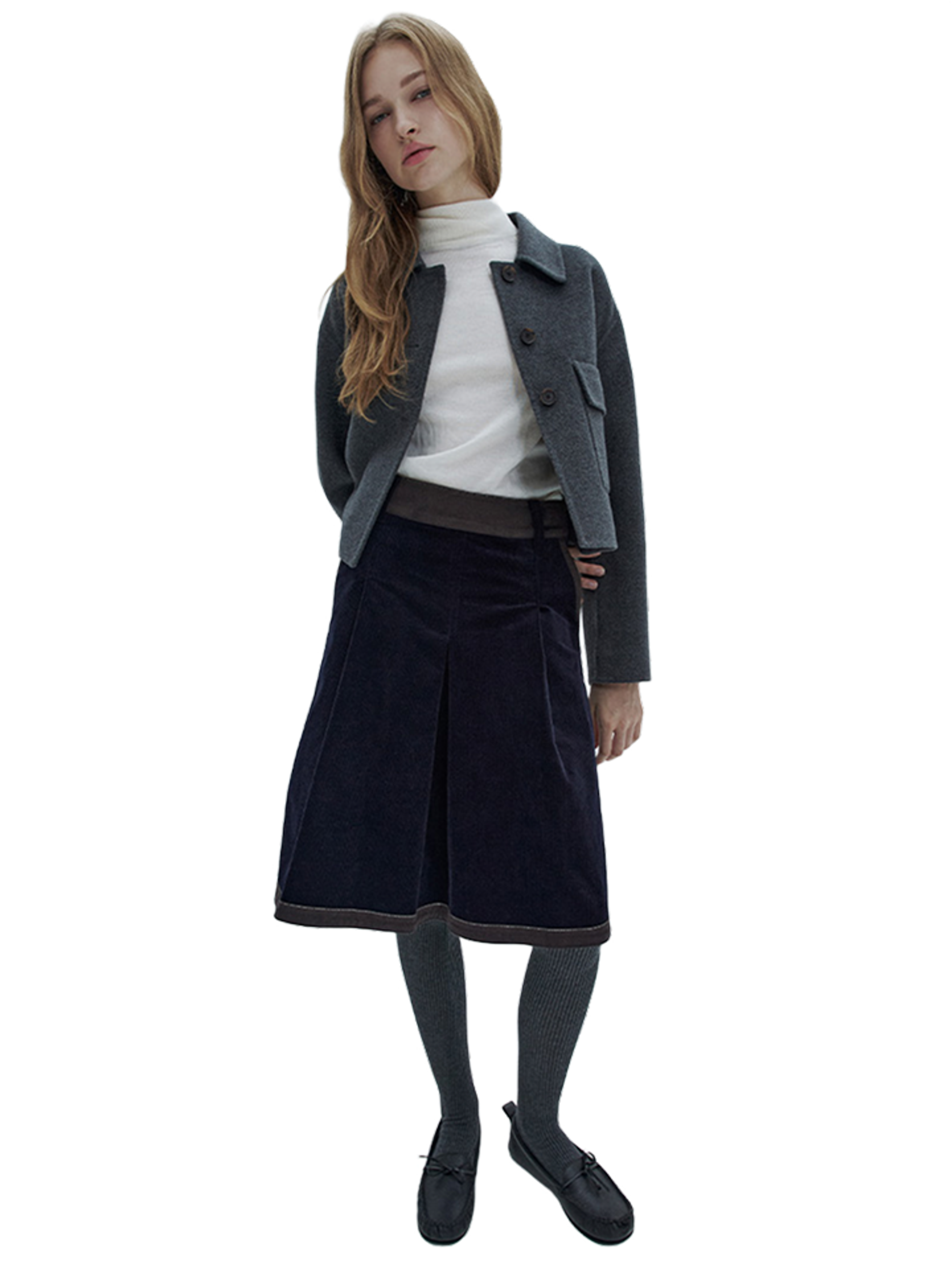 CITYBREEZE Юбка CORDUROY COLOR-BLOCK