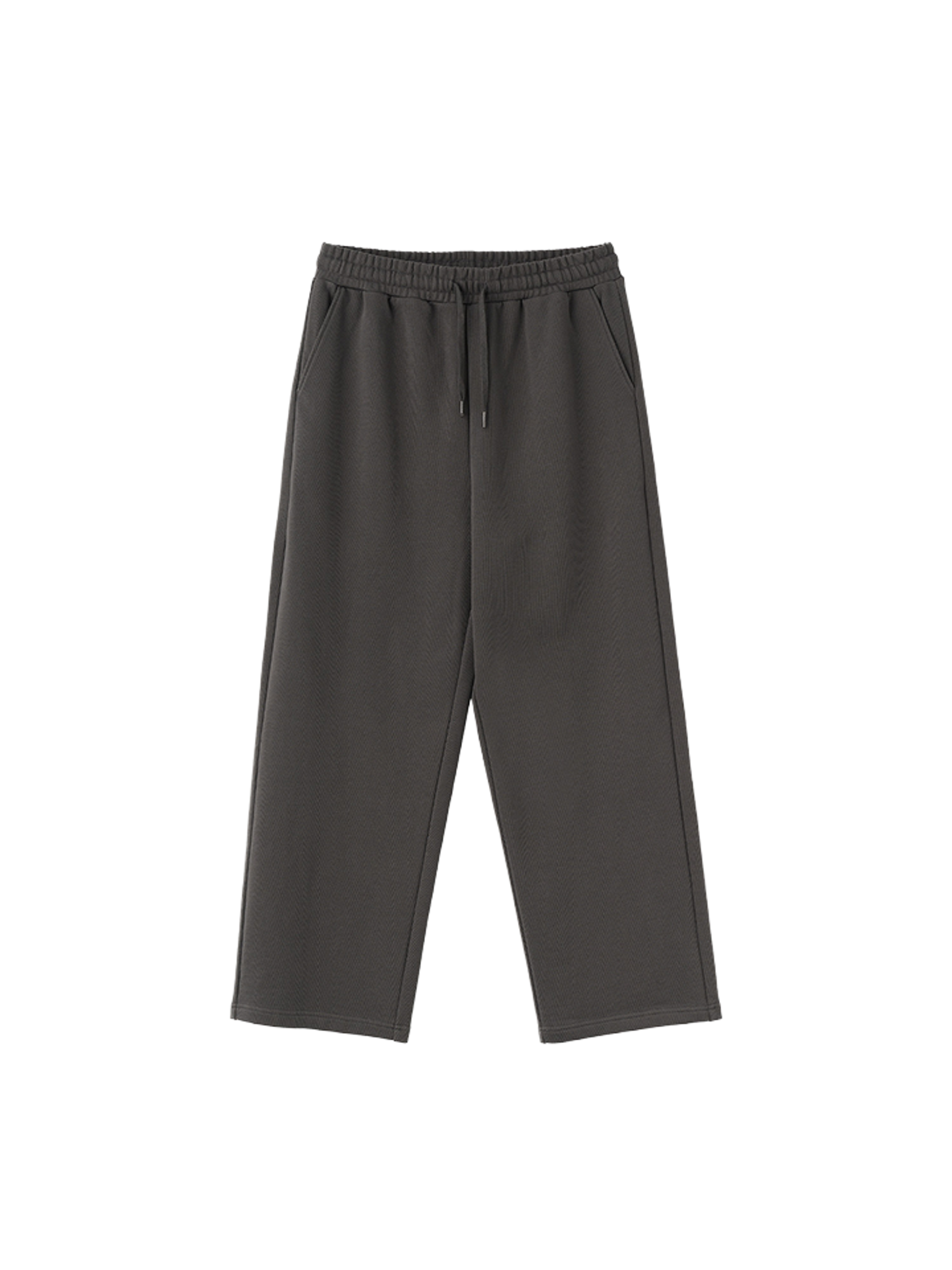 GENERAL IDEA cotton logo wide banding pants