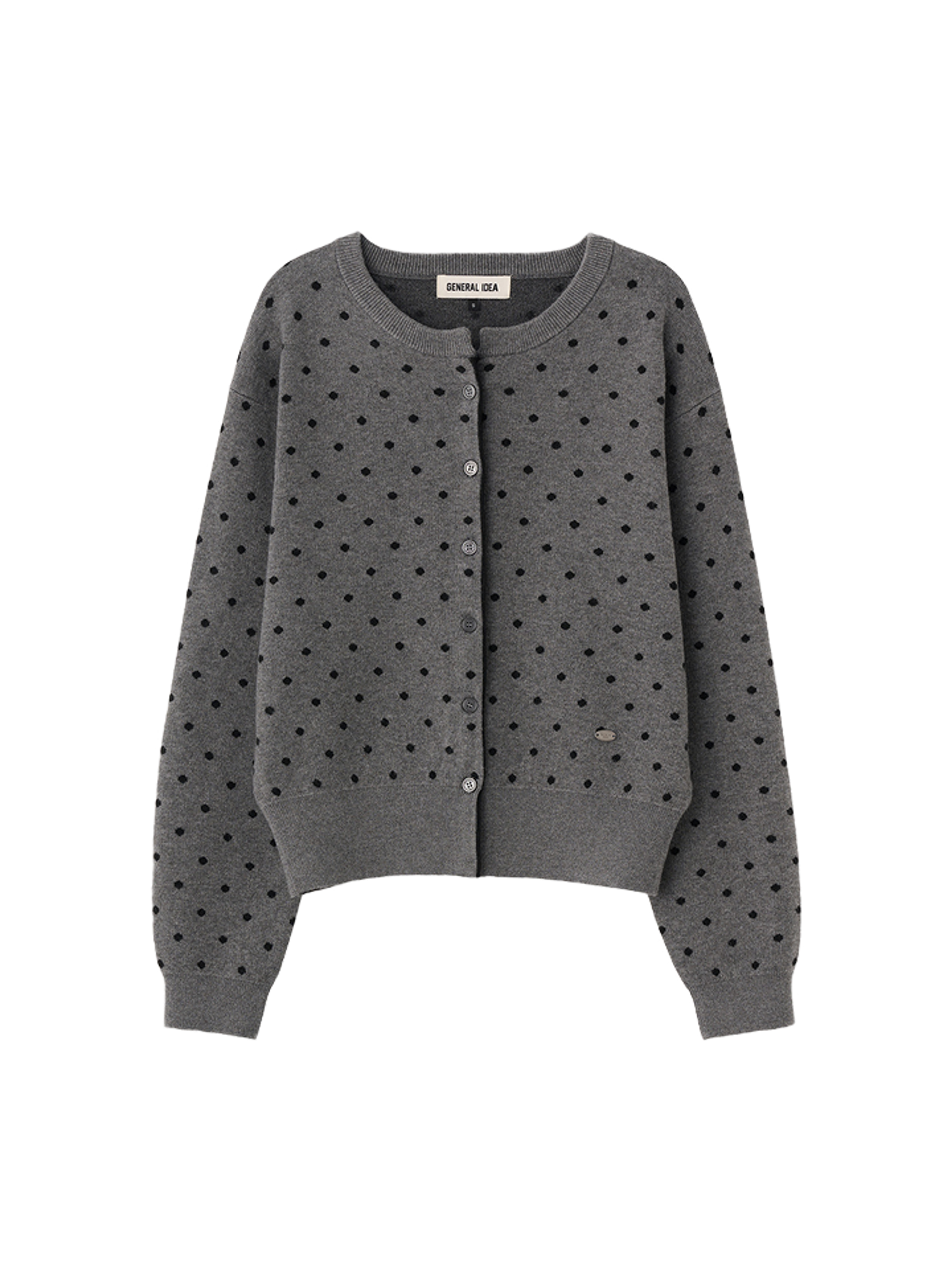General Idea semi loose fit dot cardigan