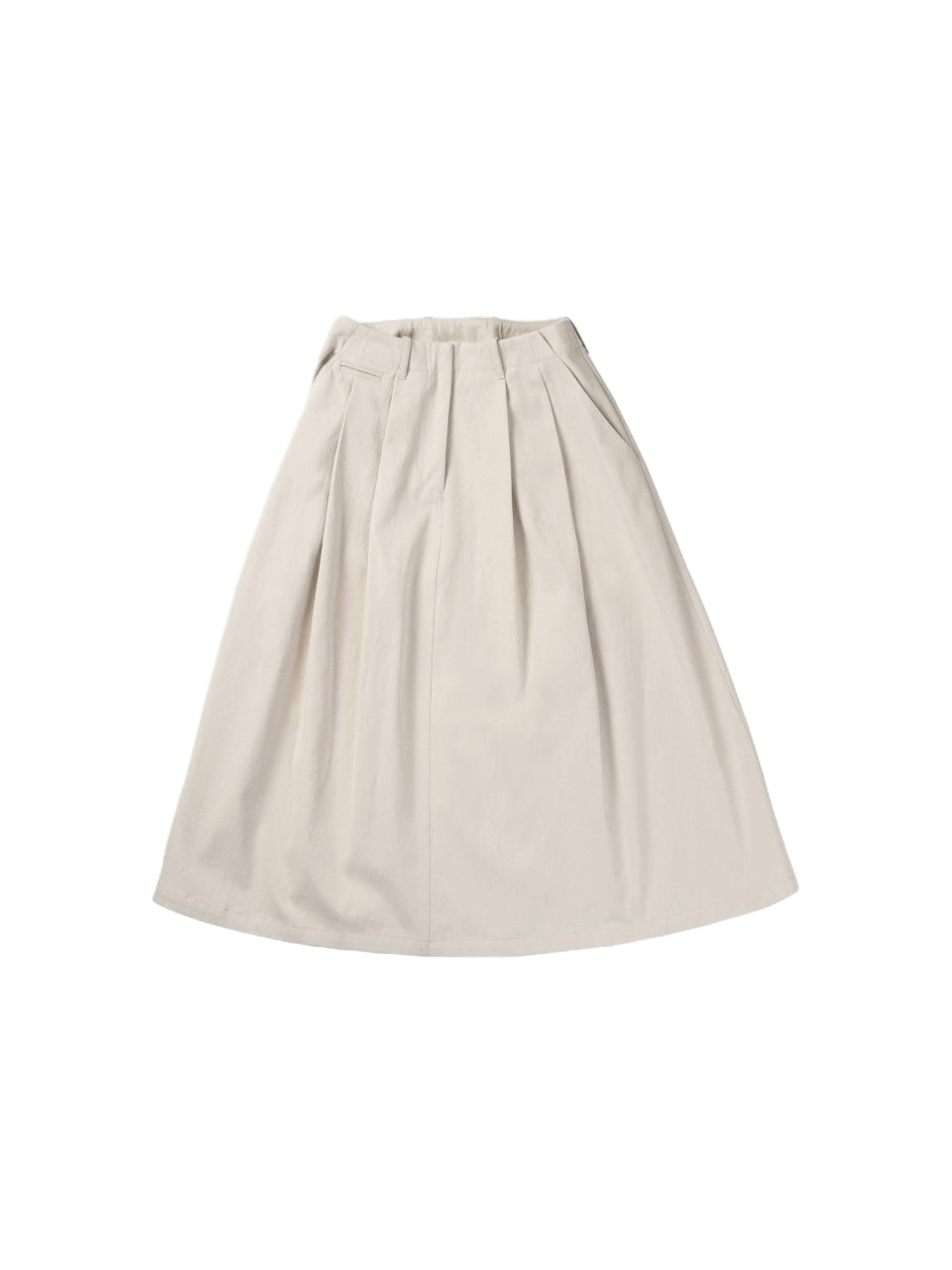 Have Had Relax Pin-tuck Chino Skirt