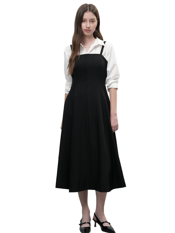 General Idea flare sleeveless long one piece