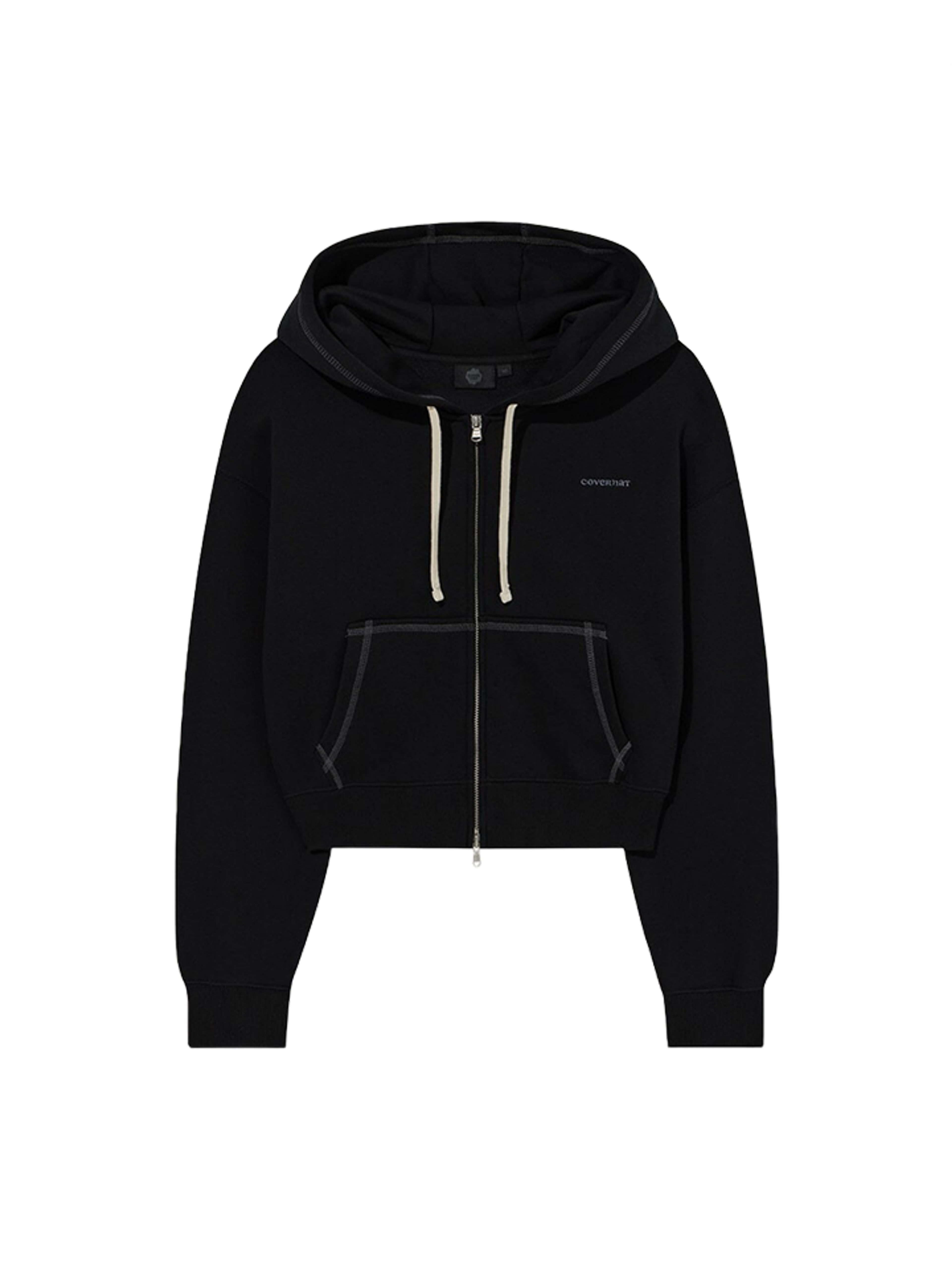 Covernat Толстовка Basic Hooded Zip-Up Black