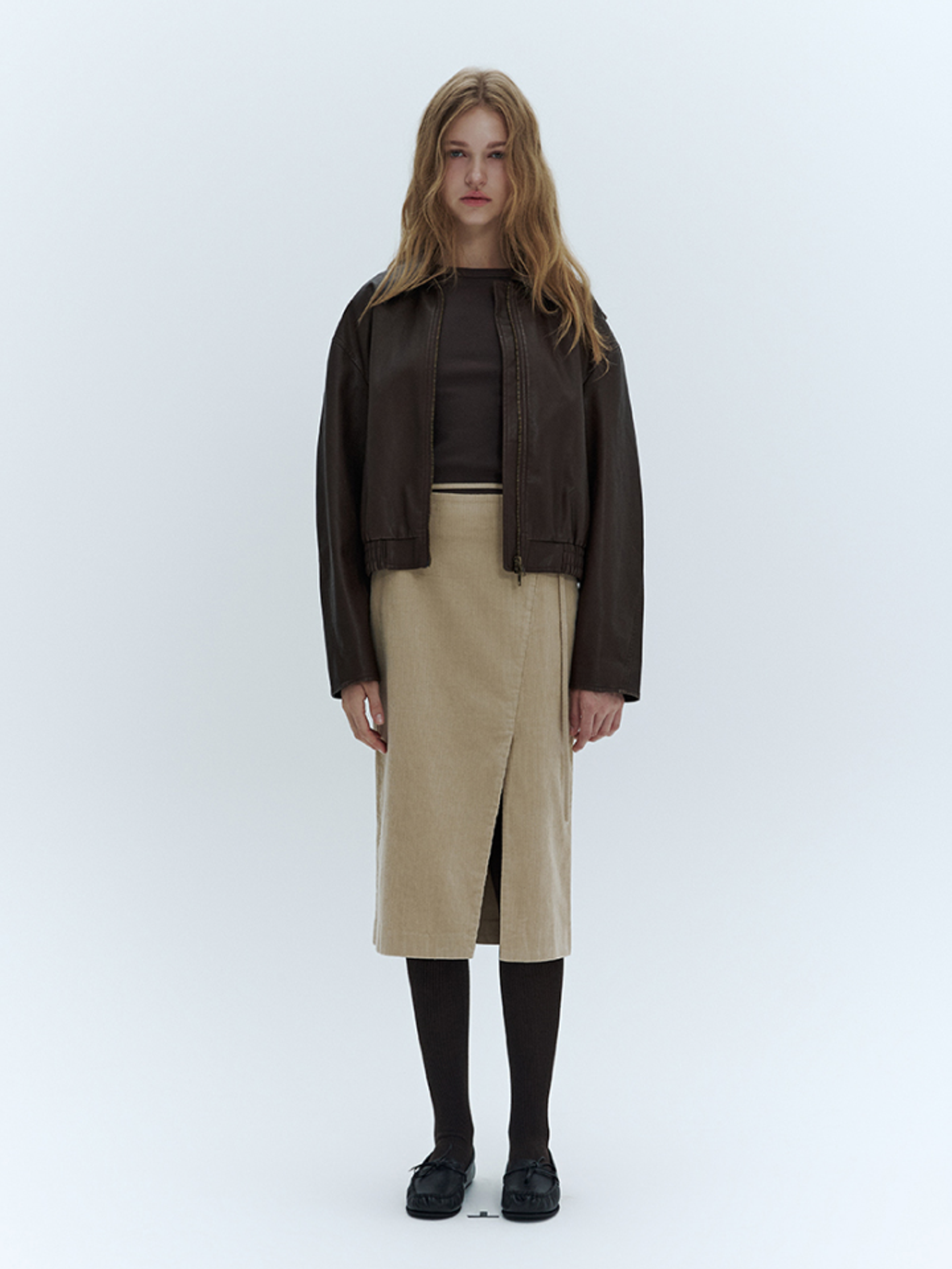 Citybreeze SYNTHETIC WASHED LEATHER JUMPER