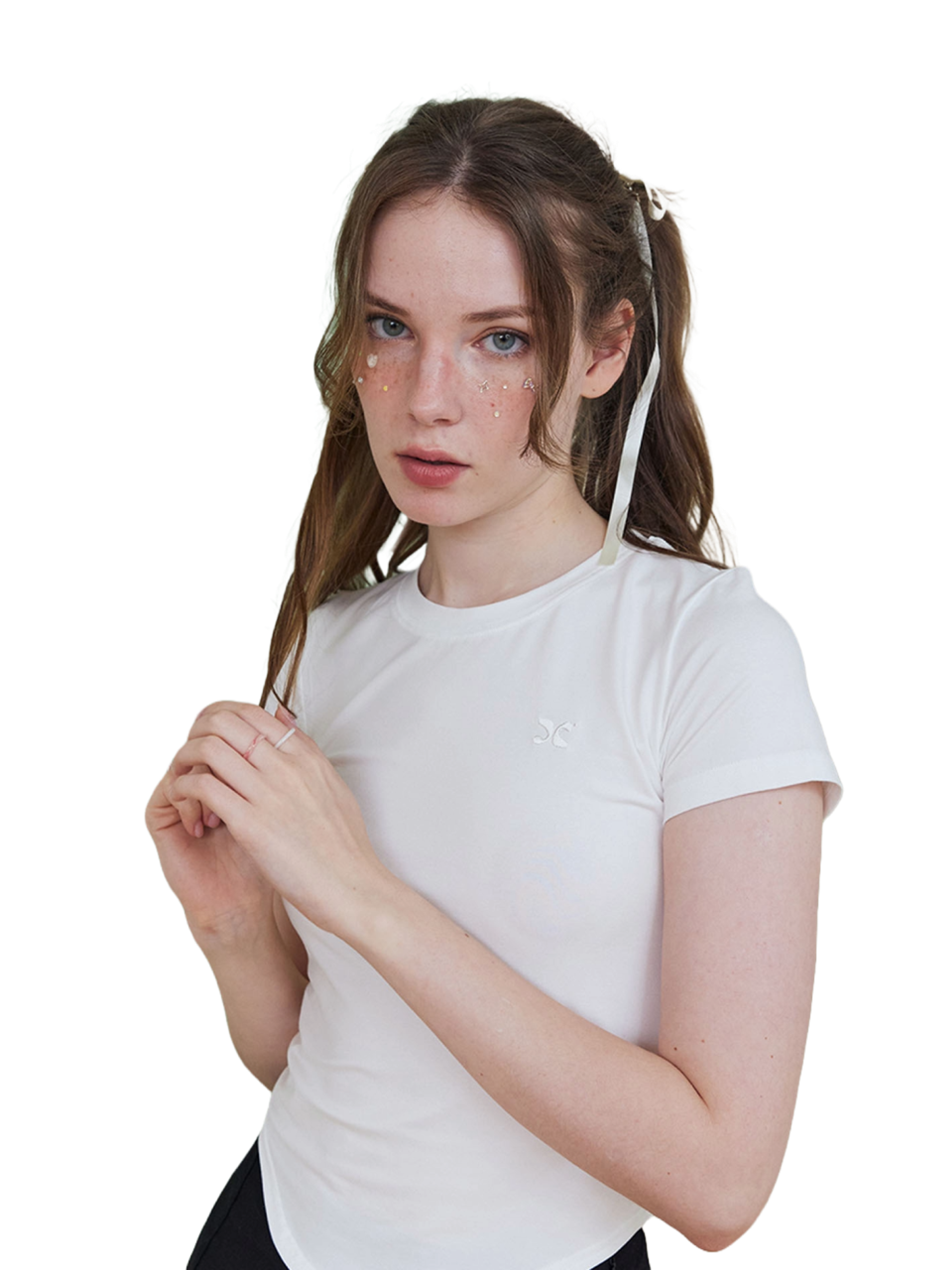 Etre Au Sommet Basic U-neck Short Sleeve