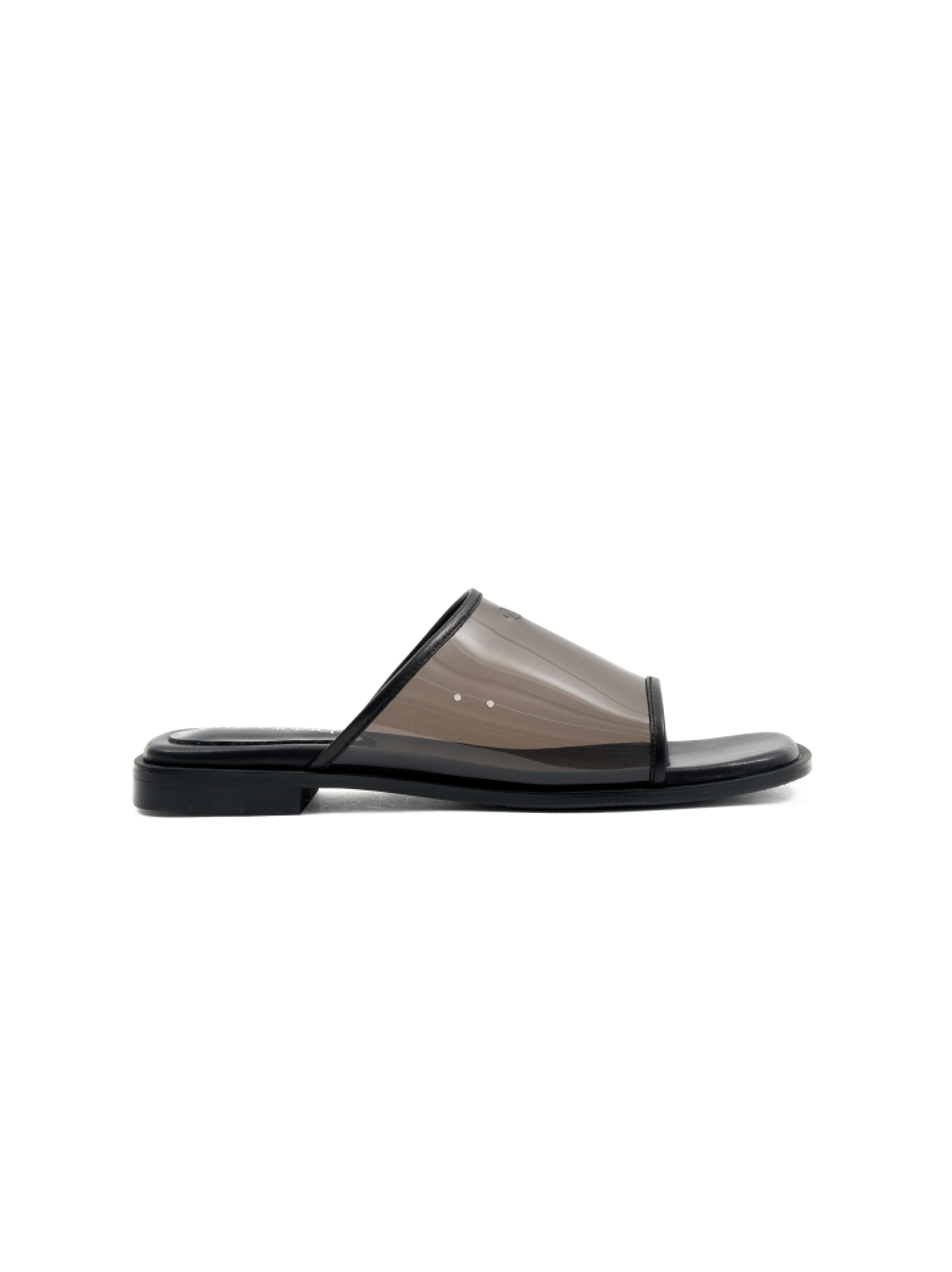 THE CLOISTER CLEAR SQUARE TOE SLIDE