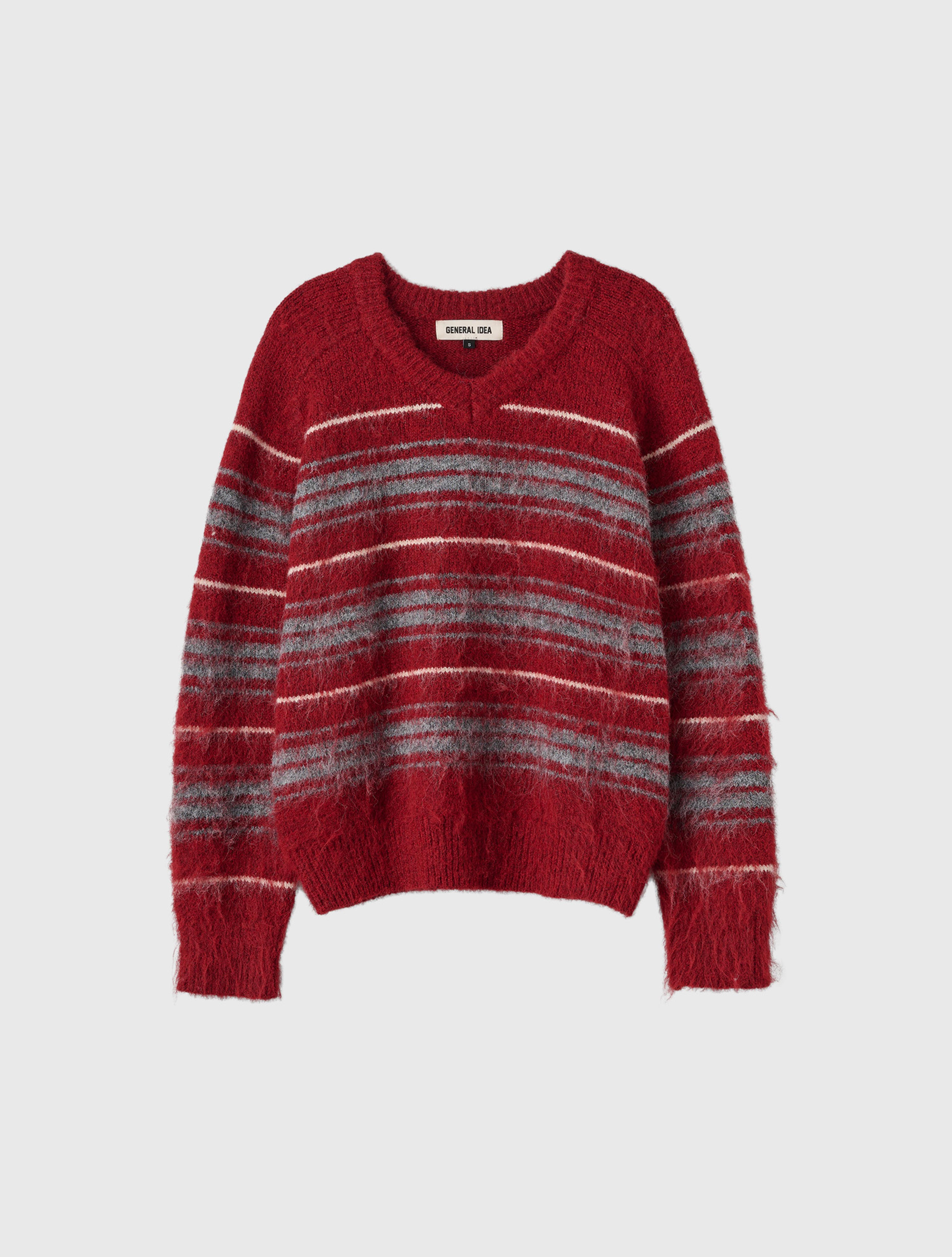 GENERAL IDEA Пуловер hairy stripe