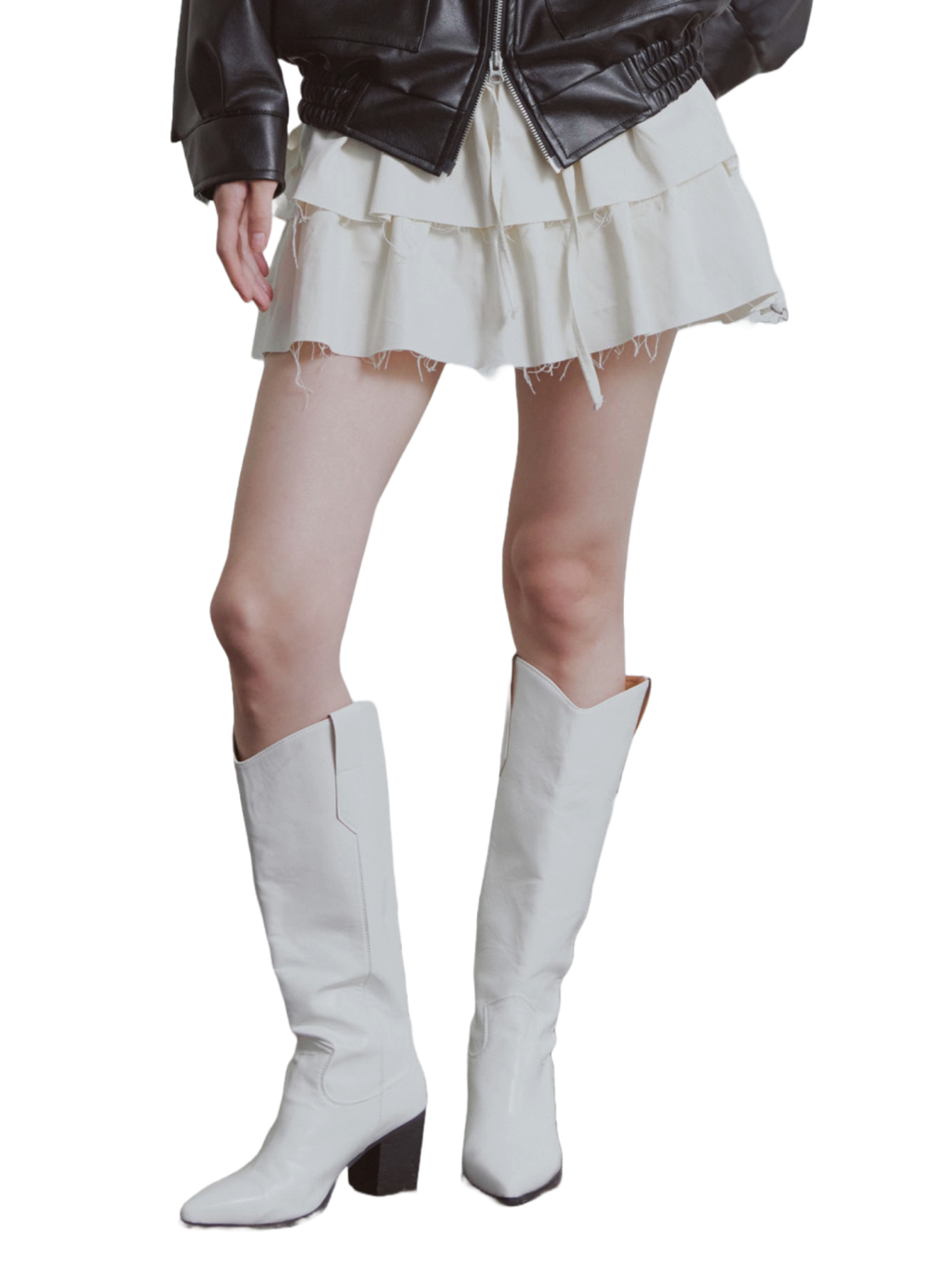 Etre Au Sommet Damage Cancan Mini Skirt Pants