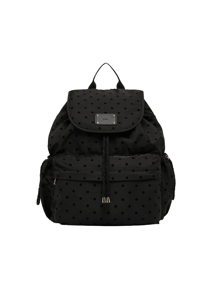 Fluffy string backpack