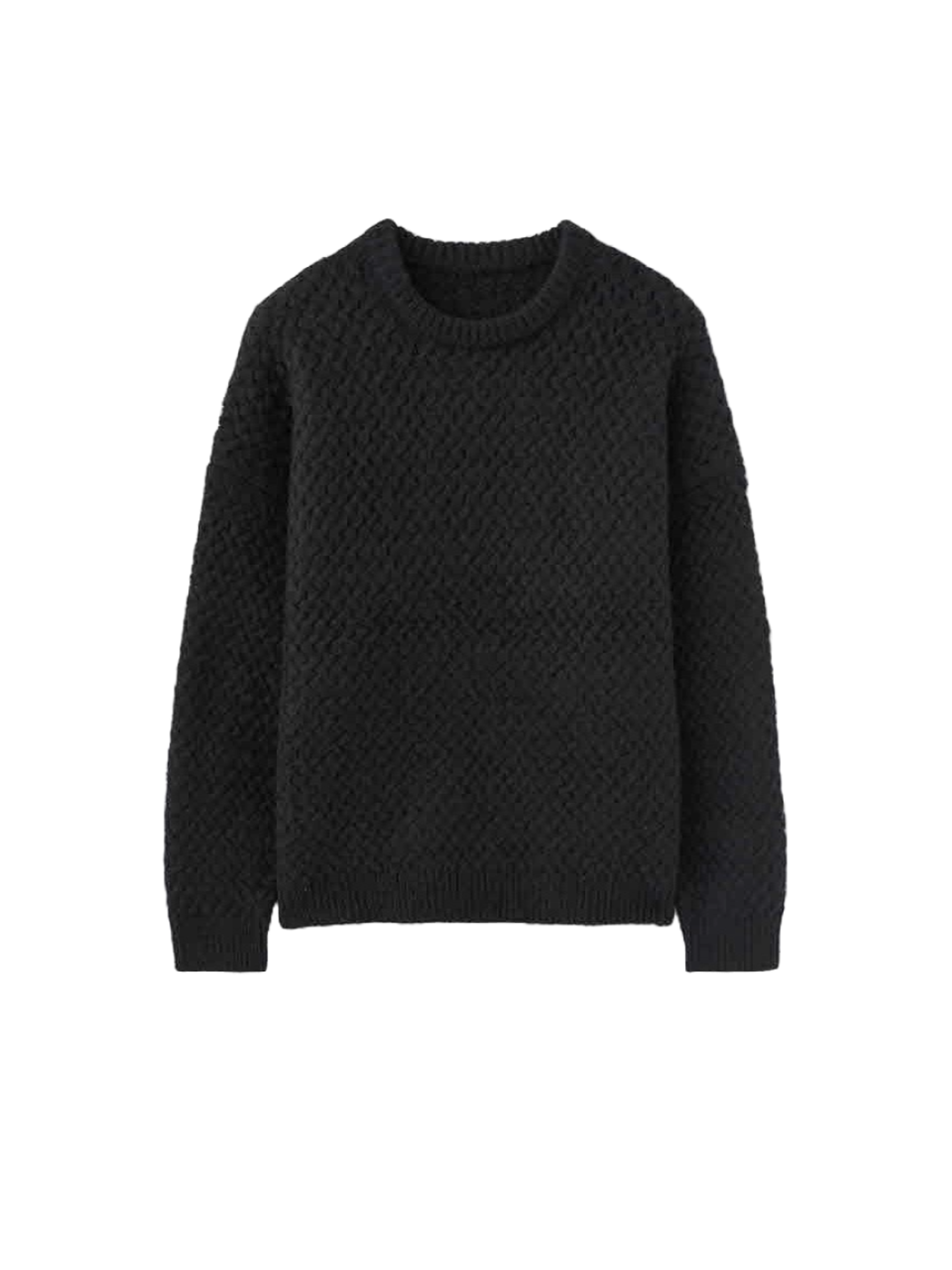 DNSR X-weave knit black