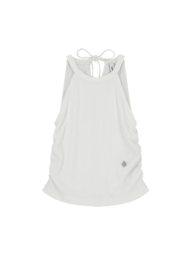Citybreeze RIBBED HALTER NECK SLEEVELESS TOP