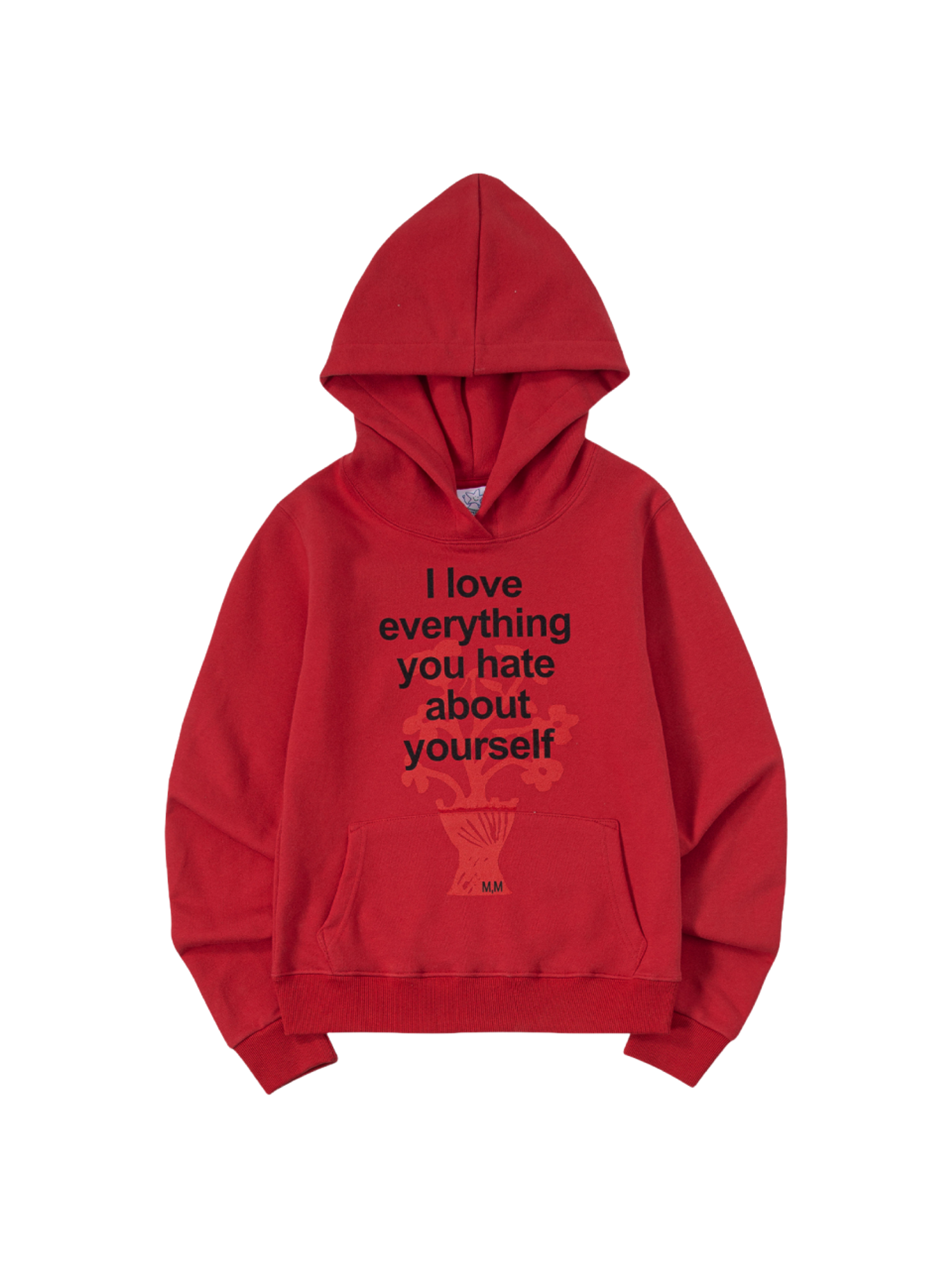 Mosquito Murderers I love everything you hate about yourself MINI HOODIE (Red)