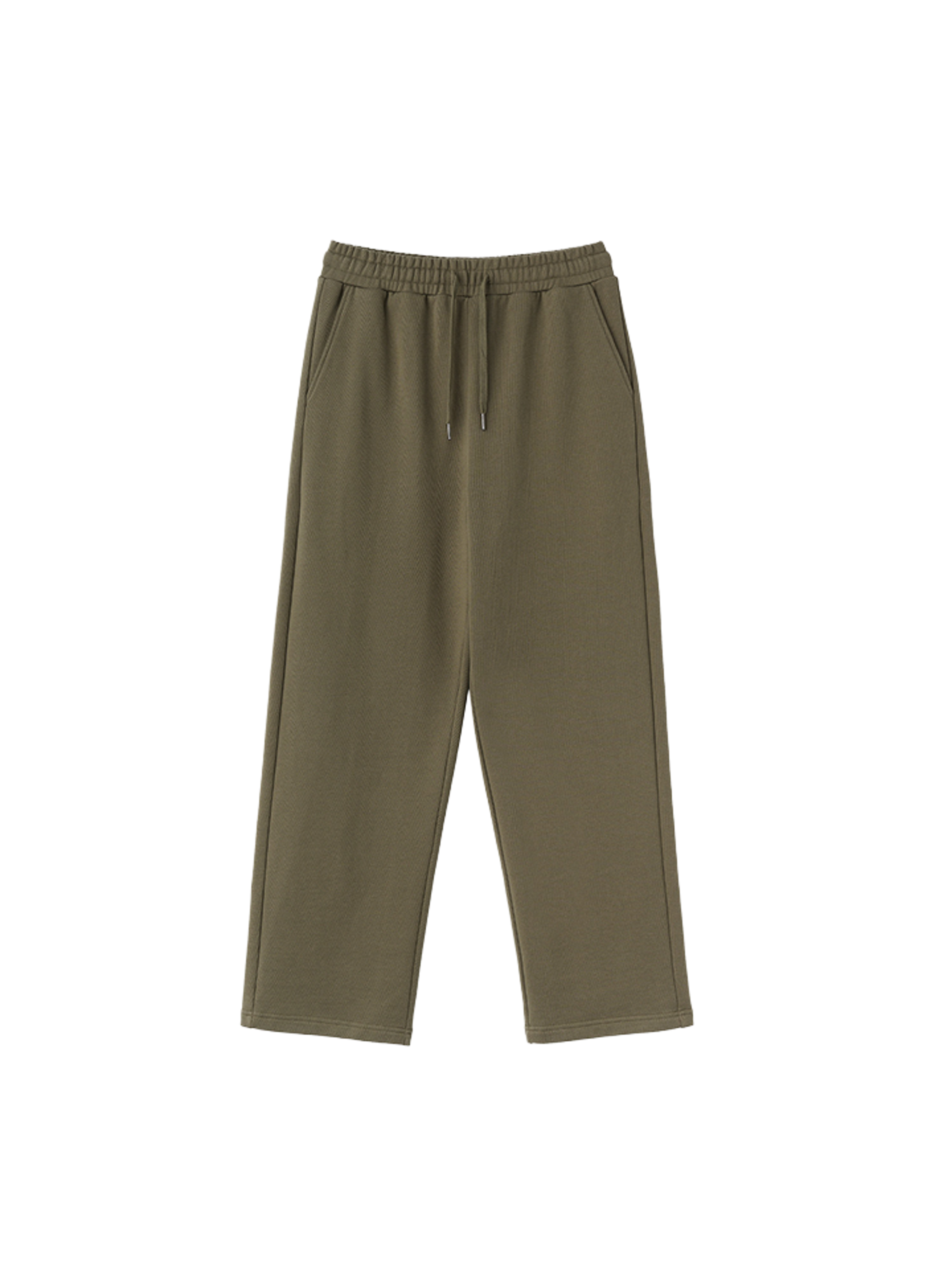 GENERAL IDEA cotton logo wide banding pants