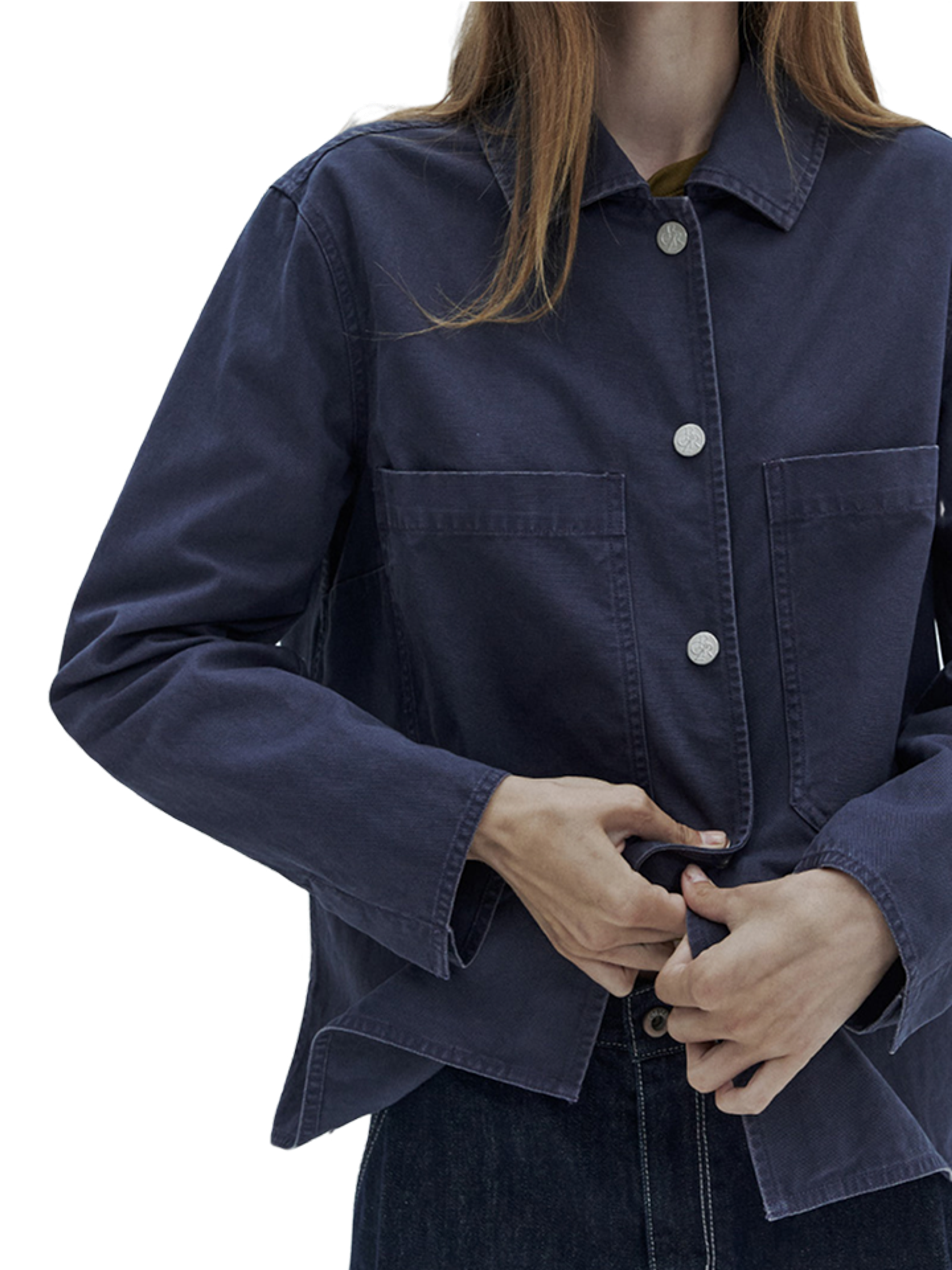 Citybreeze Хлопковая рубашка-куртка с карманами