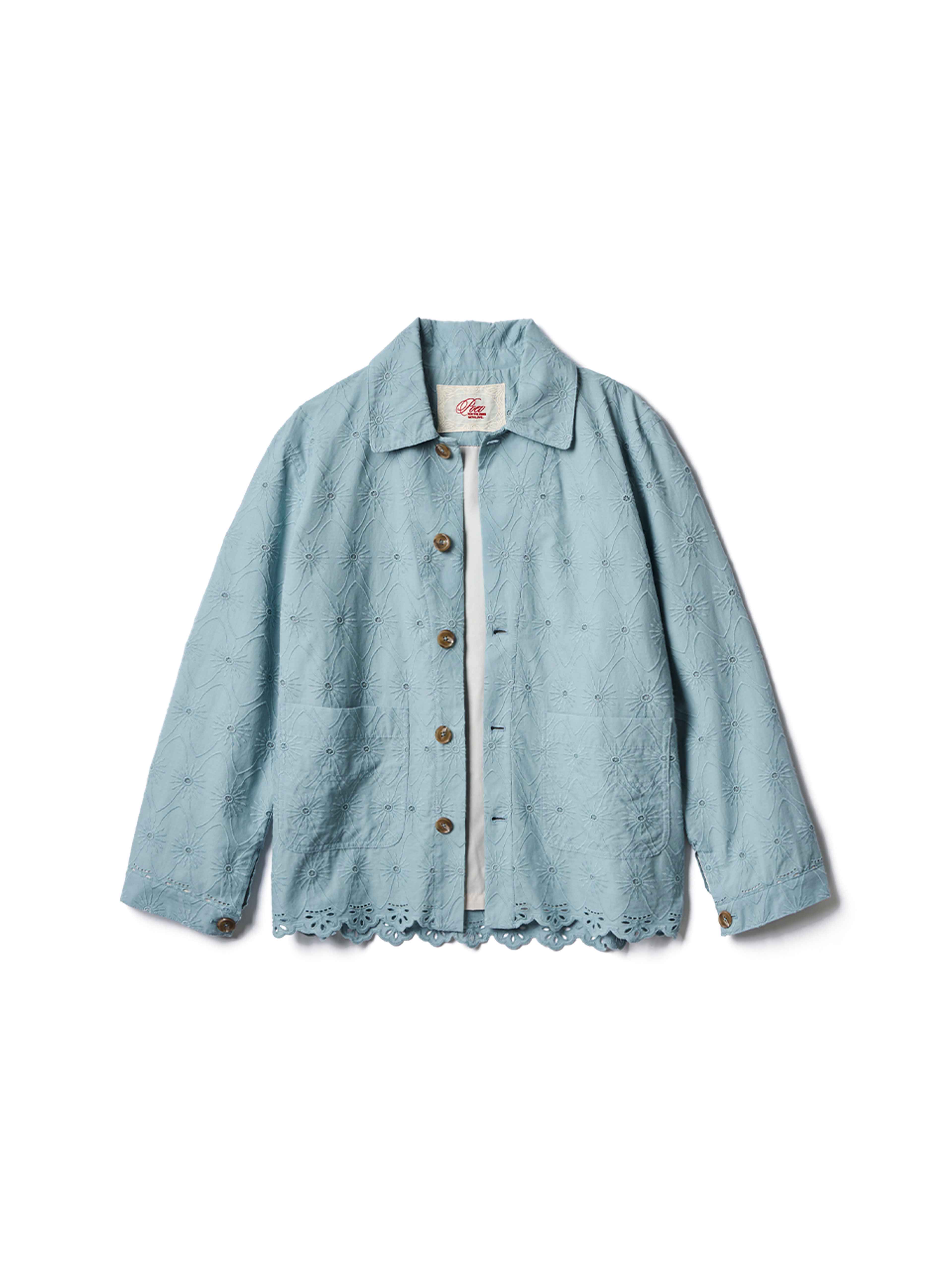 Poev Scalloped Lace Work Jacket