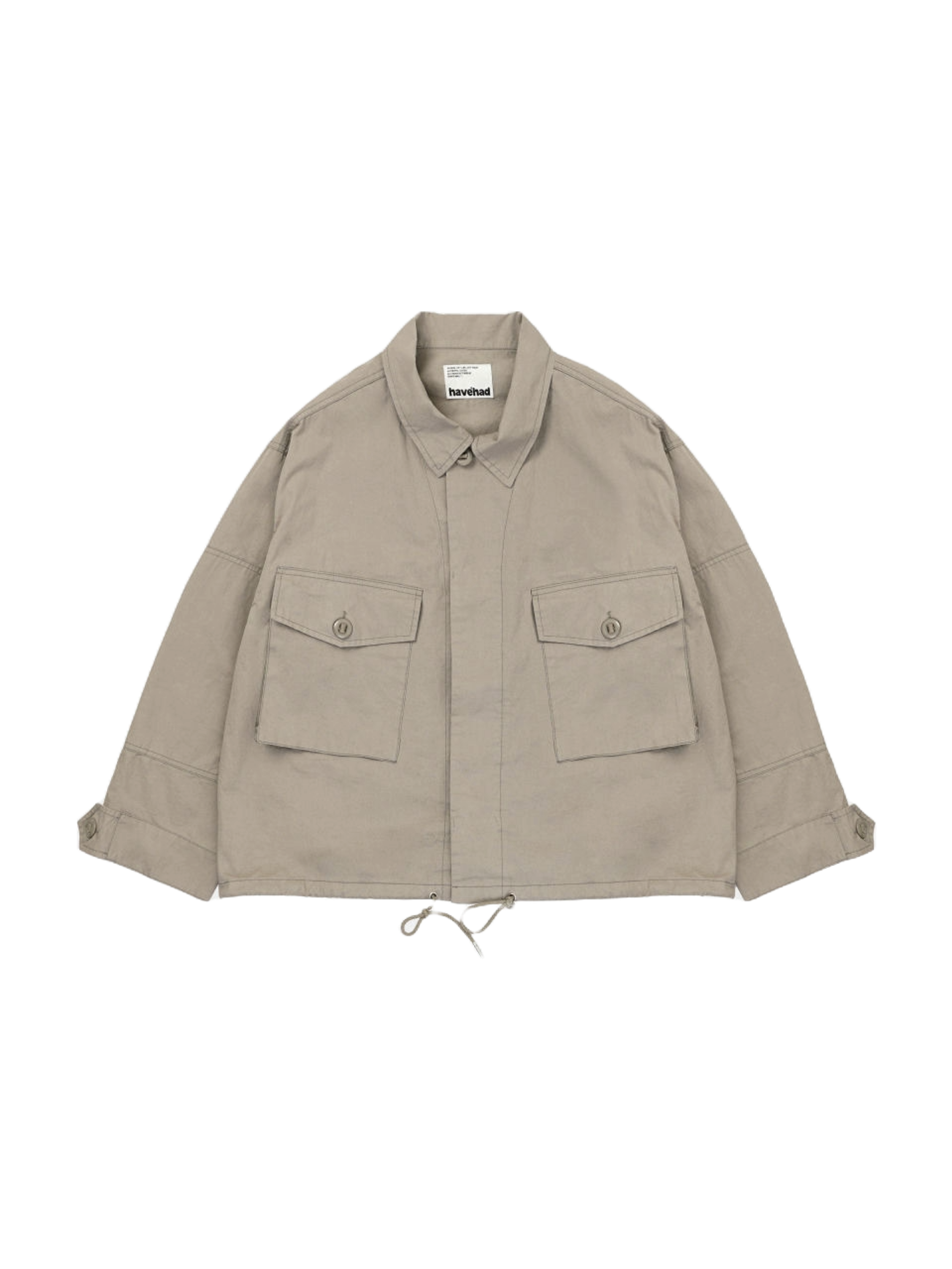 Have Had Tape Button Fatigue Jacket