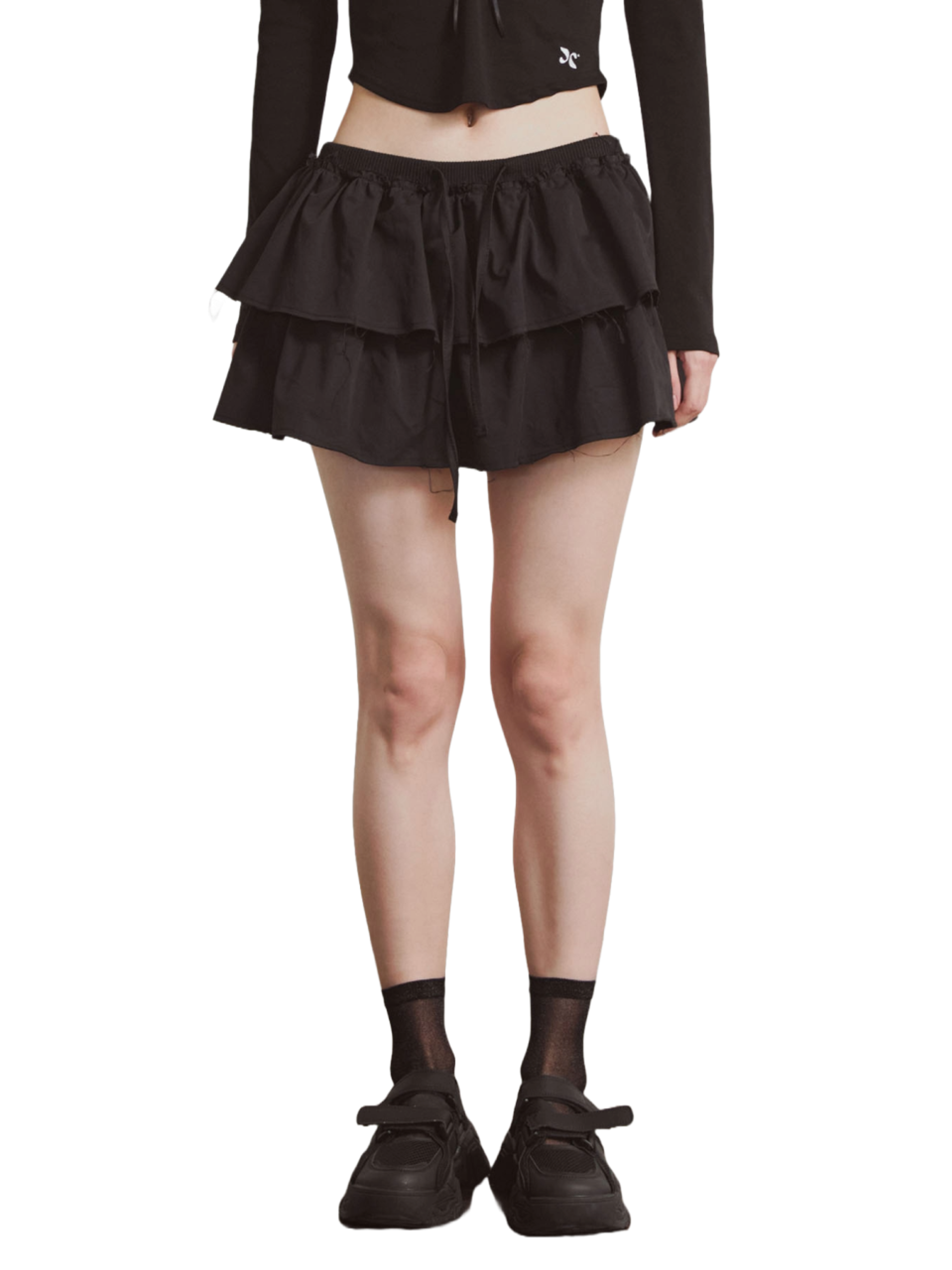 Etre Au Sommet Damage Cancan Mini Skirt Pants