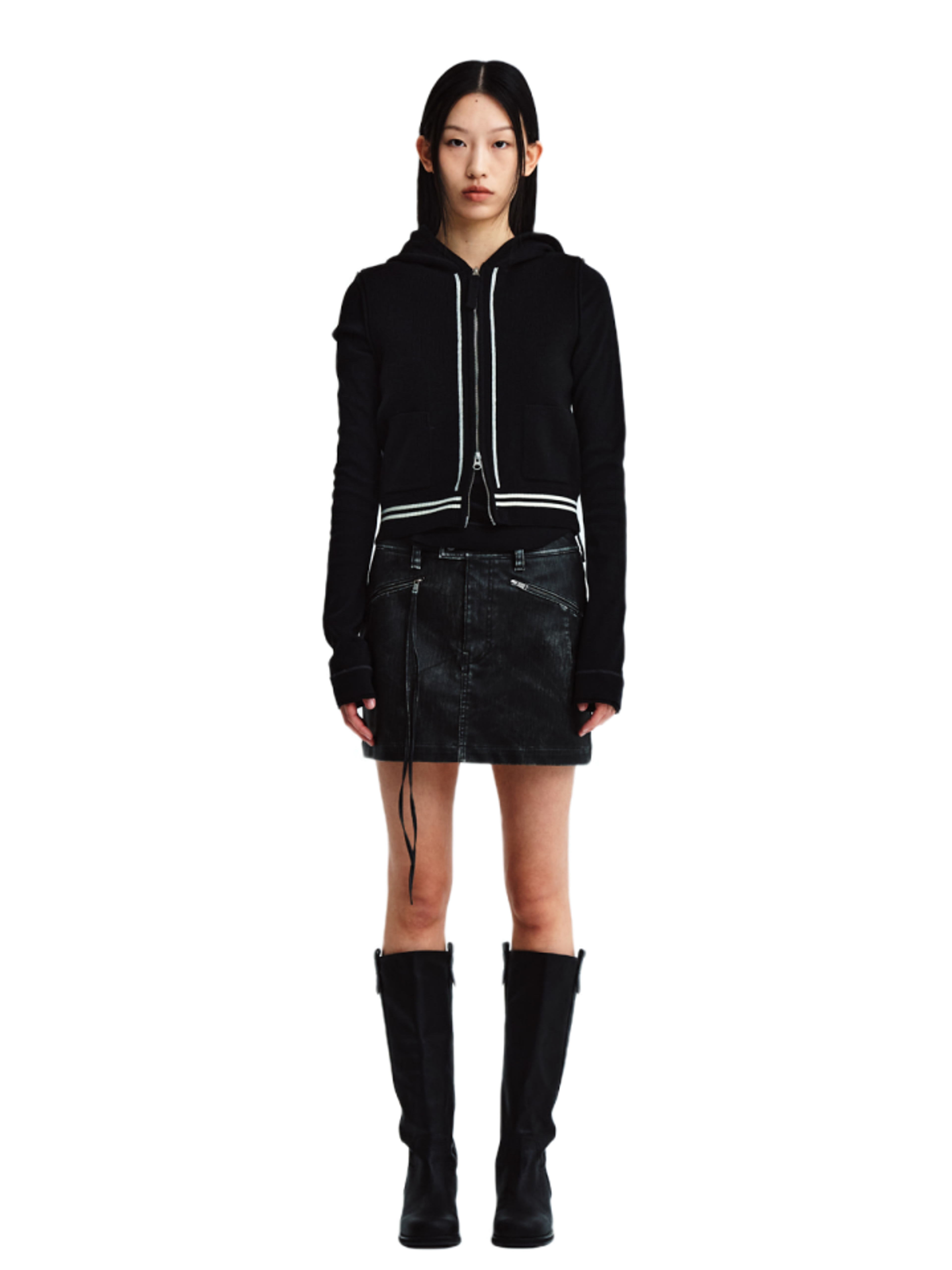 Matin Kim Жилетка LOGO KNIT BLACK