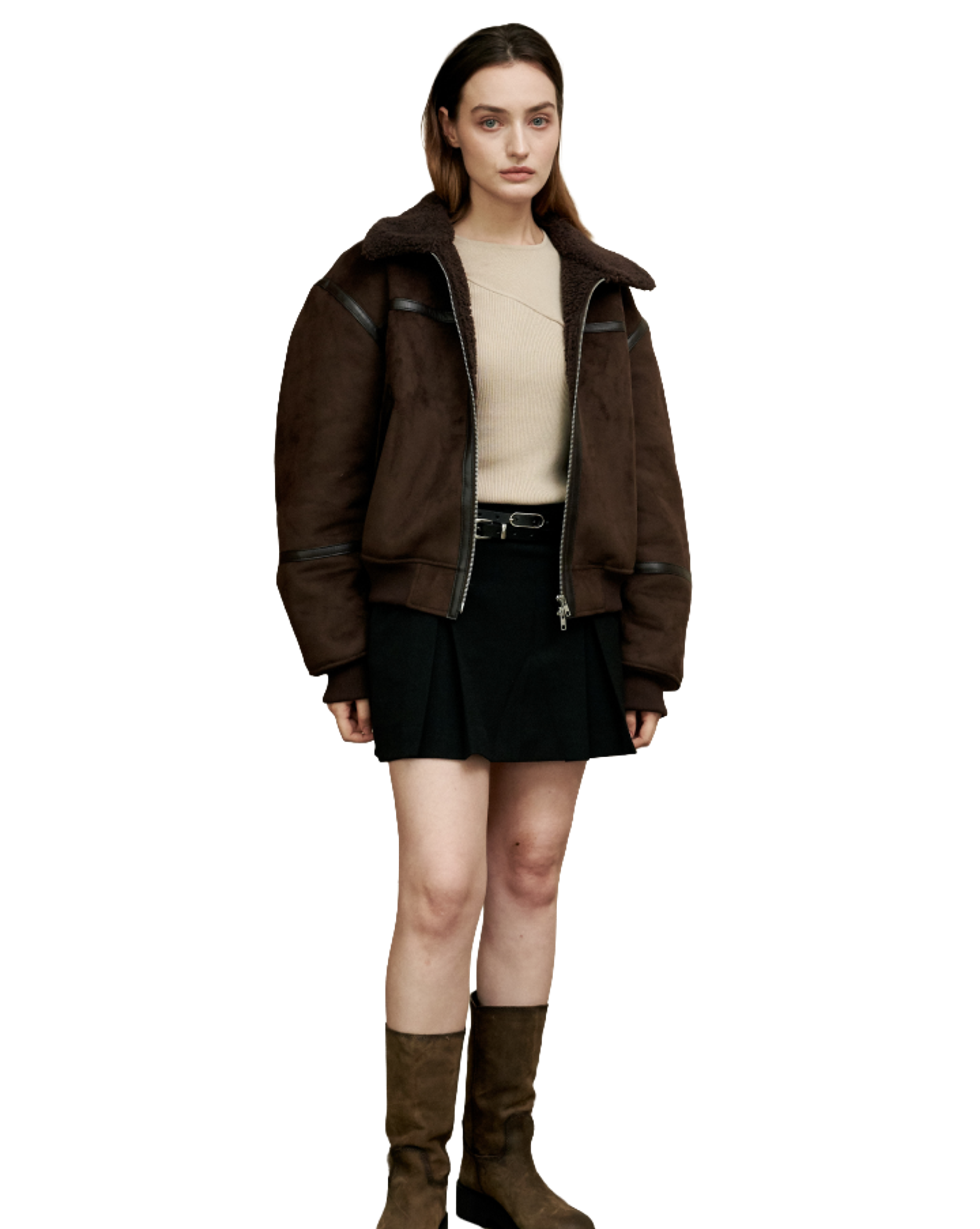 Sperone Замшевая дублёнка Mustang