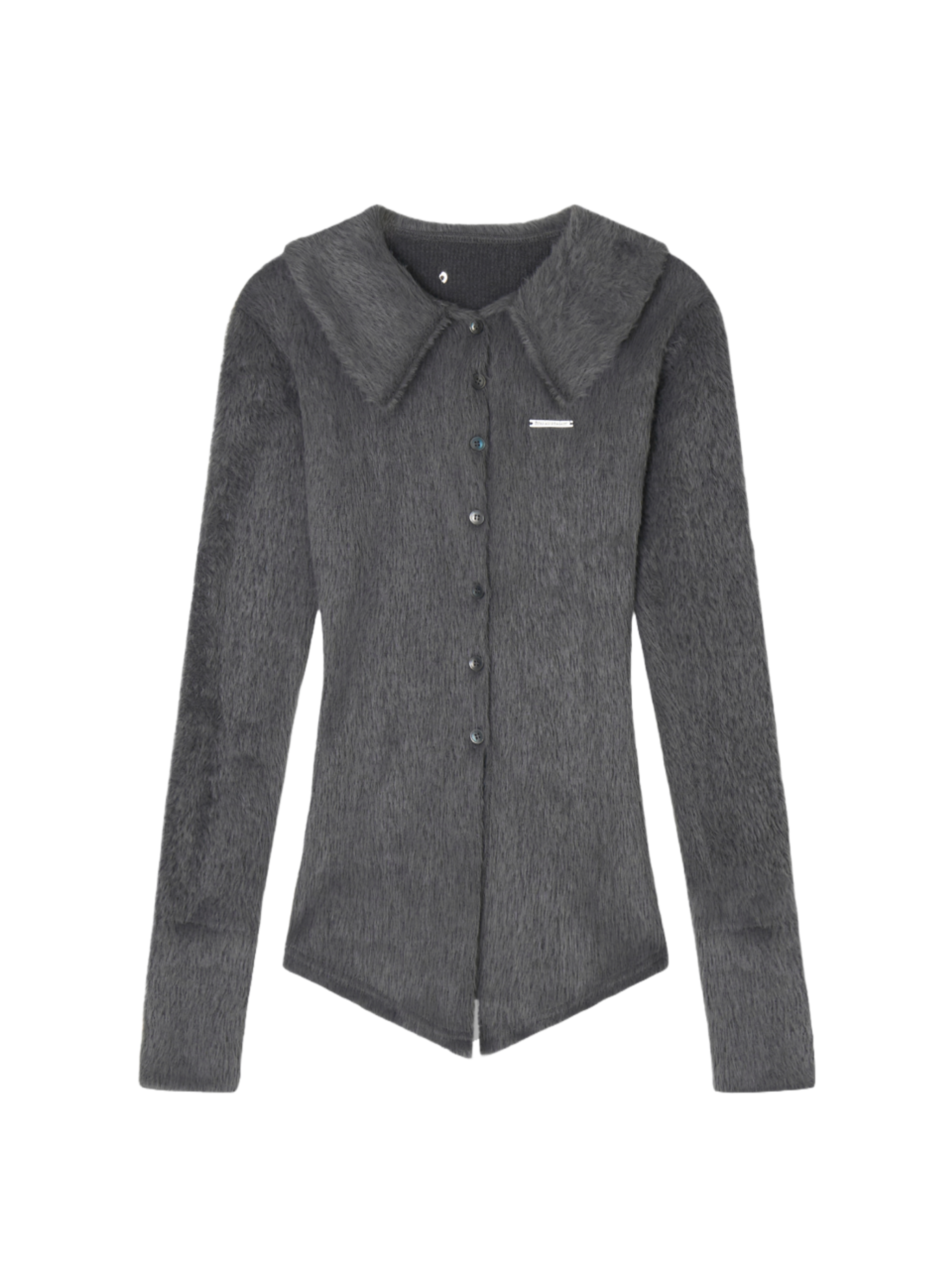 Etre Au Sommet Angora Patch Set-up Cardigan