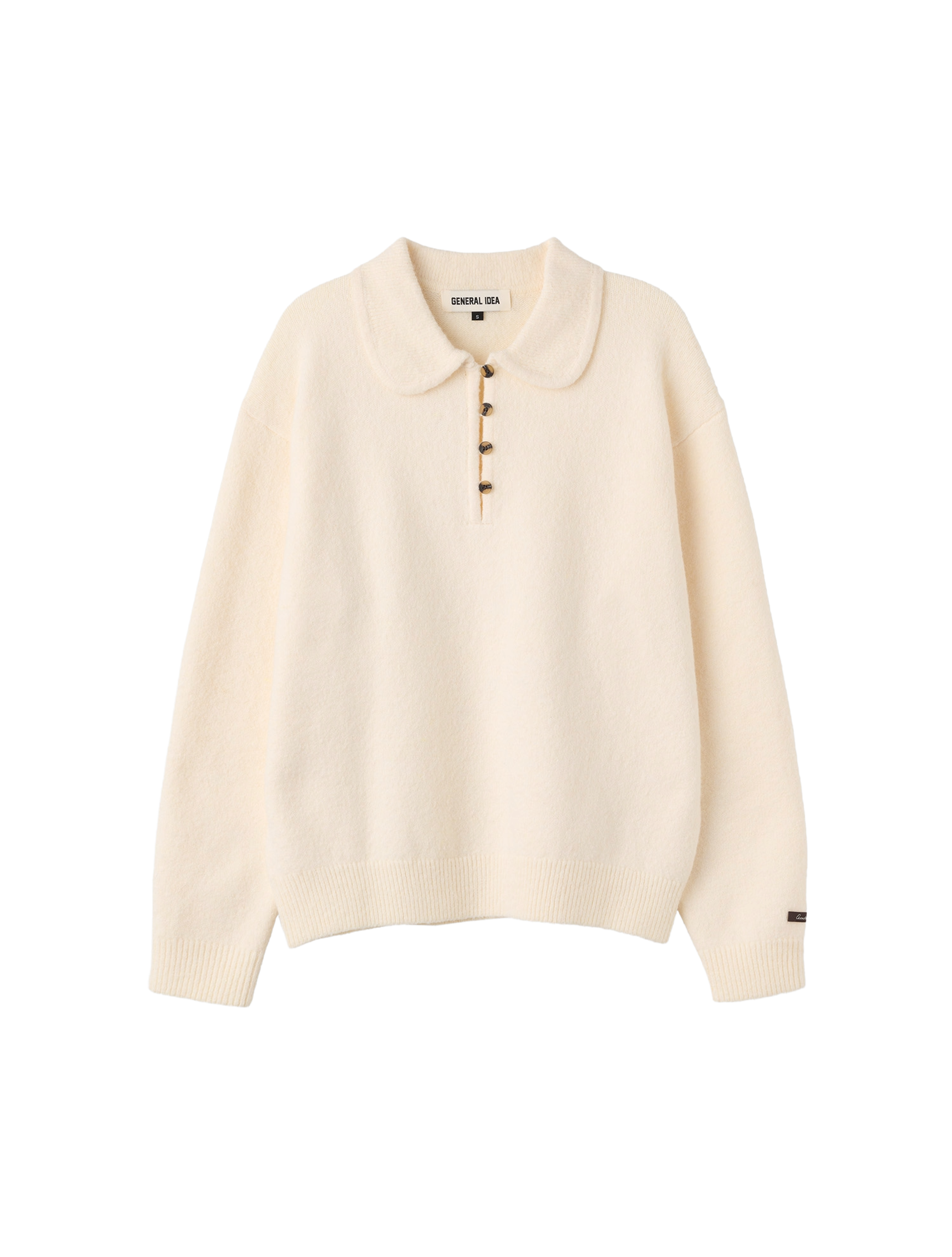 GENERAL IDEA loose fit round collar pullover