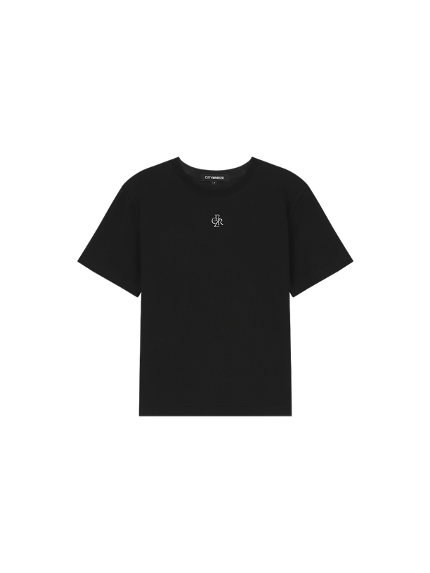 Citybreeze SYMBOL LOGO EMBROIDERED HALF-SLEEVE T-SHIRT